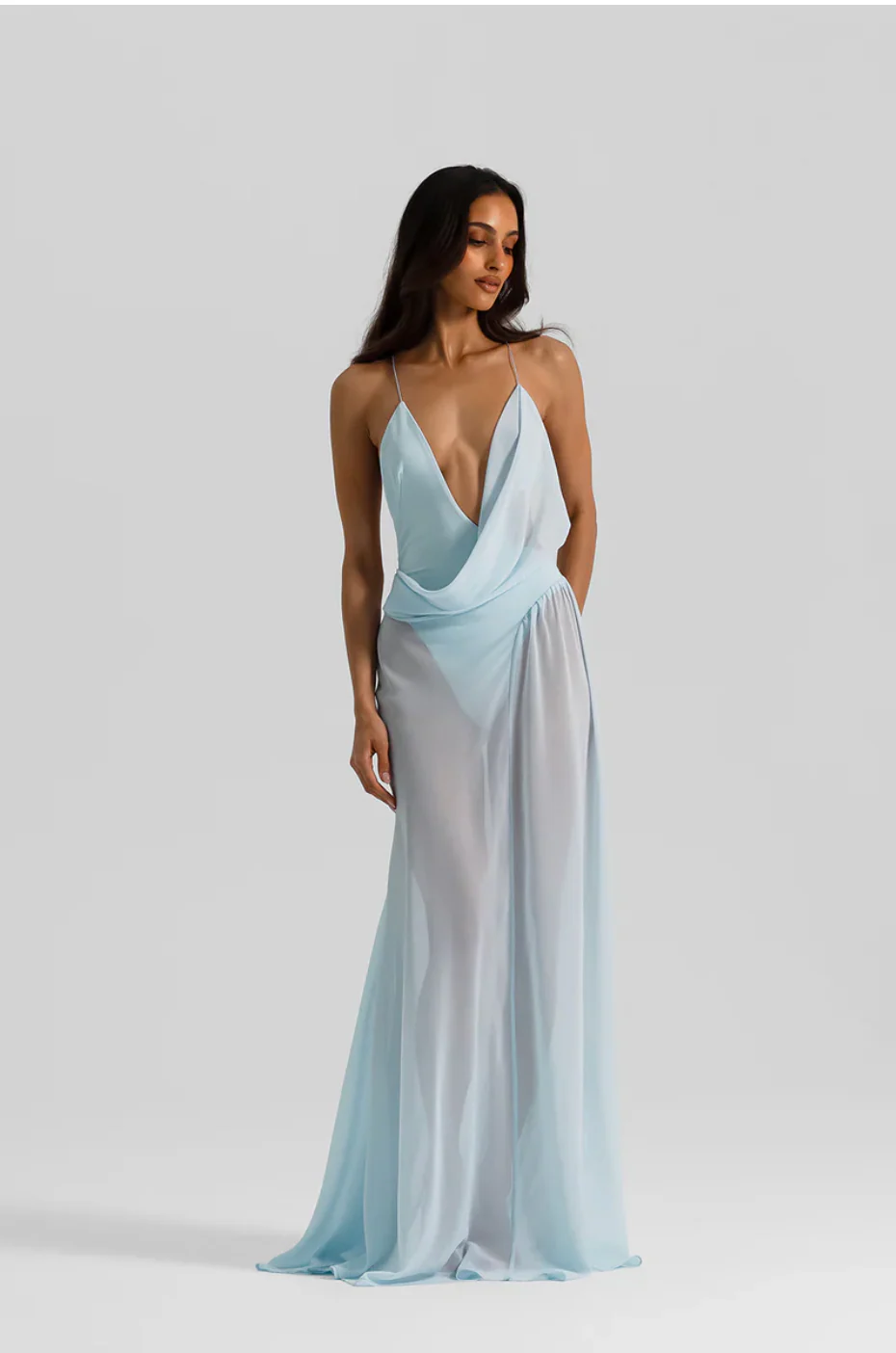Agnes Dress - Blue - Image 3