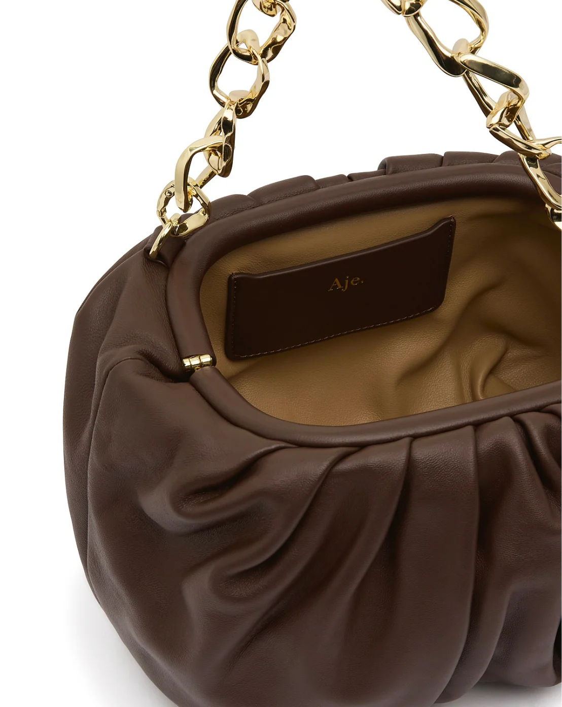 Aje Arden Clutch - Chocolate - Image 2