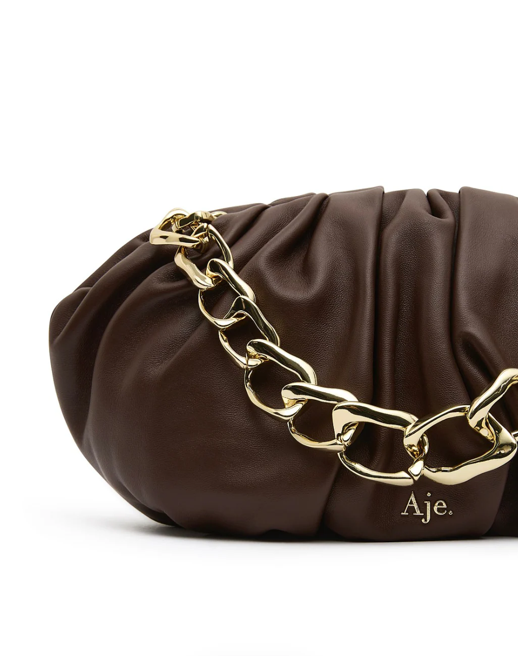 Aje Arden Clutch - Chocolate - Image 3