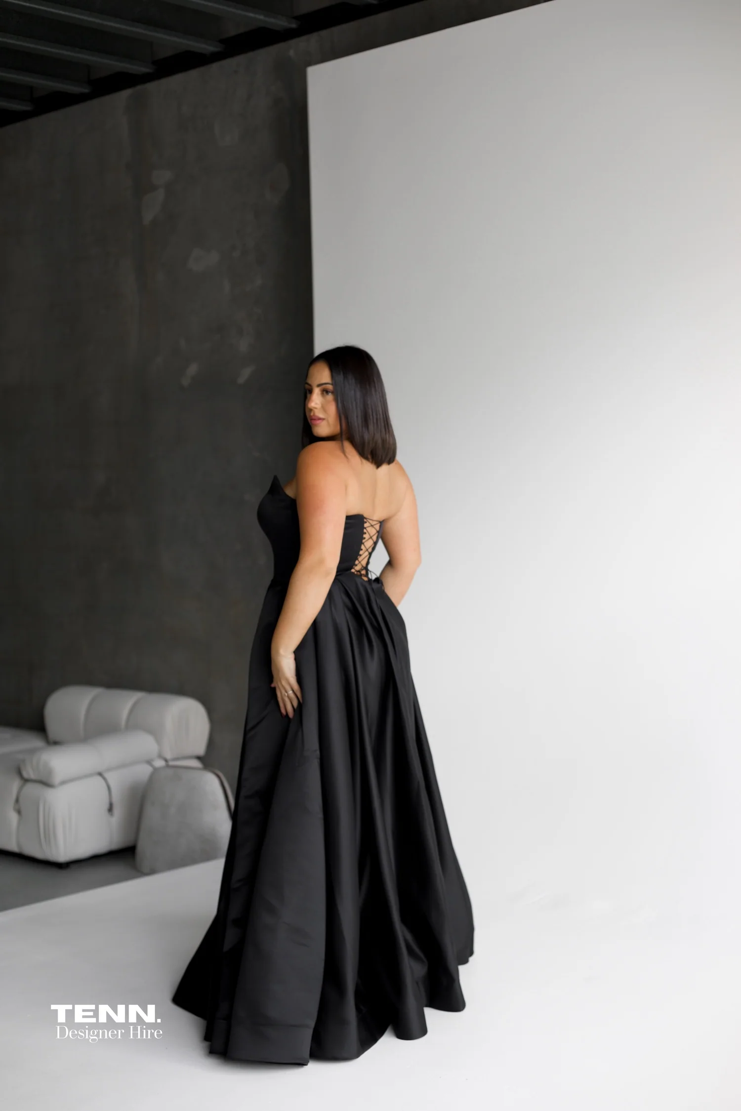 Alessia Gown - Black - Image 5