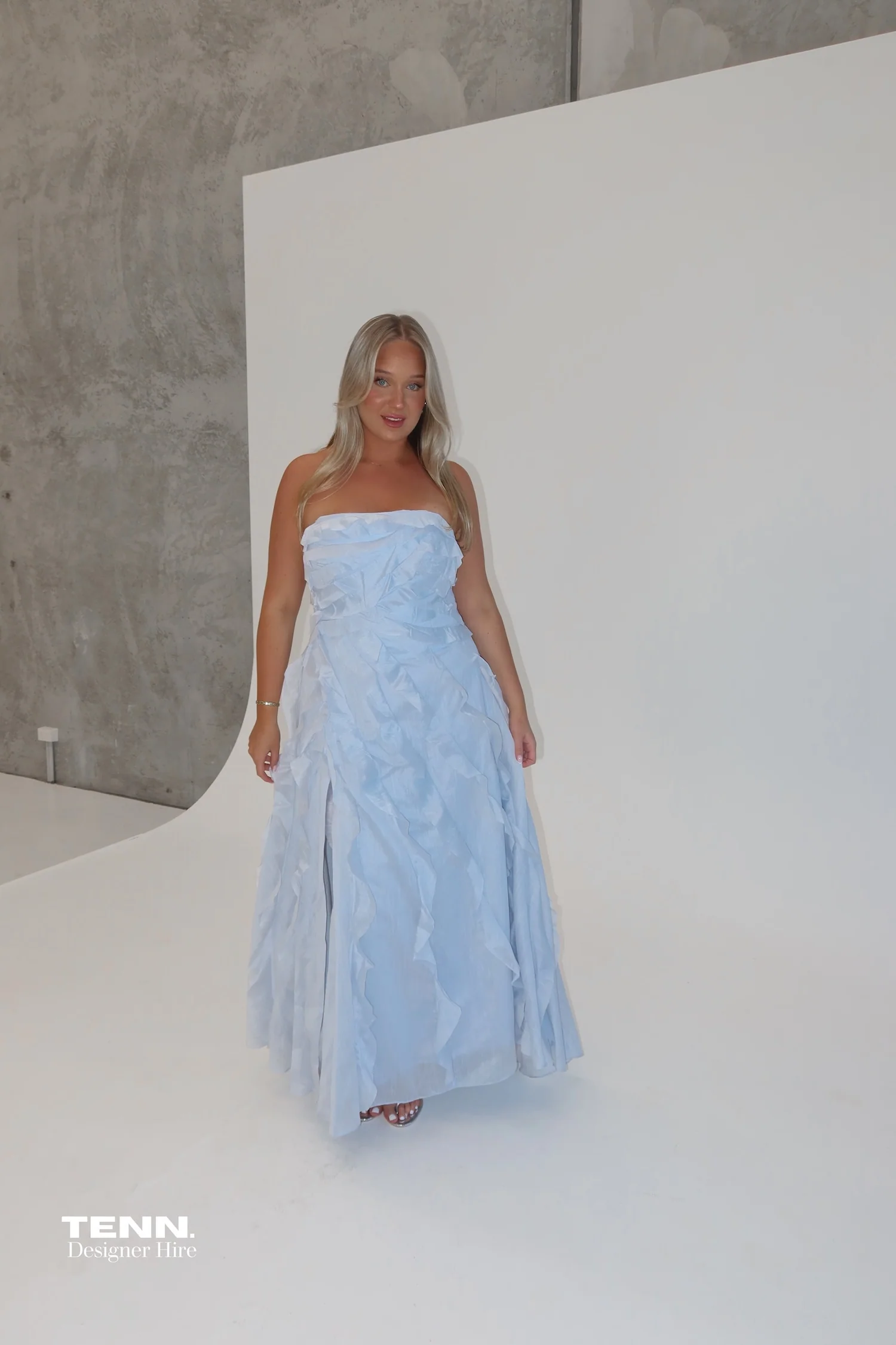 Allairie Gown - Pastel Blue - Image 3