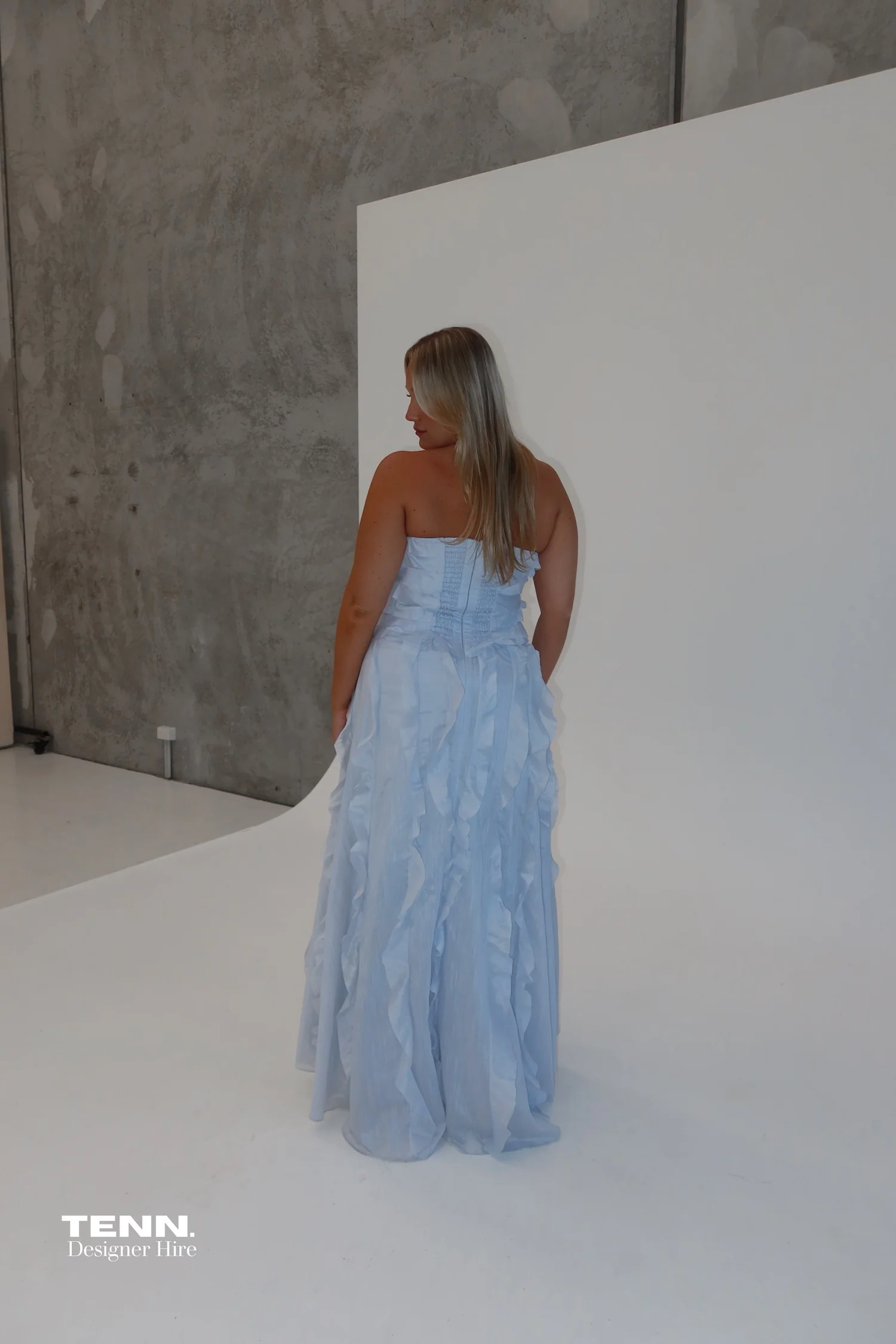 Allairie Gown - Pastel Blue - Image 4