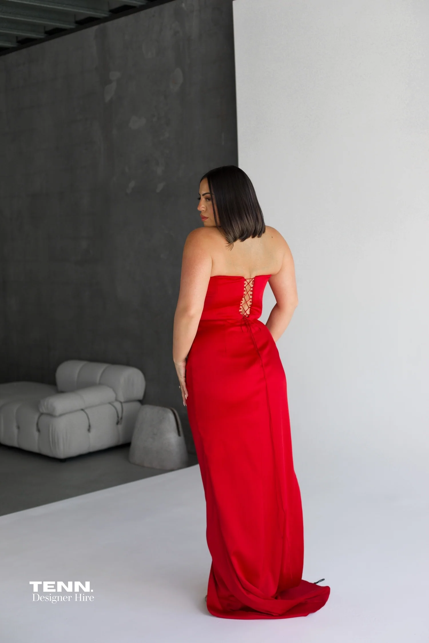 Amelie Gown - Red - Image 4