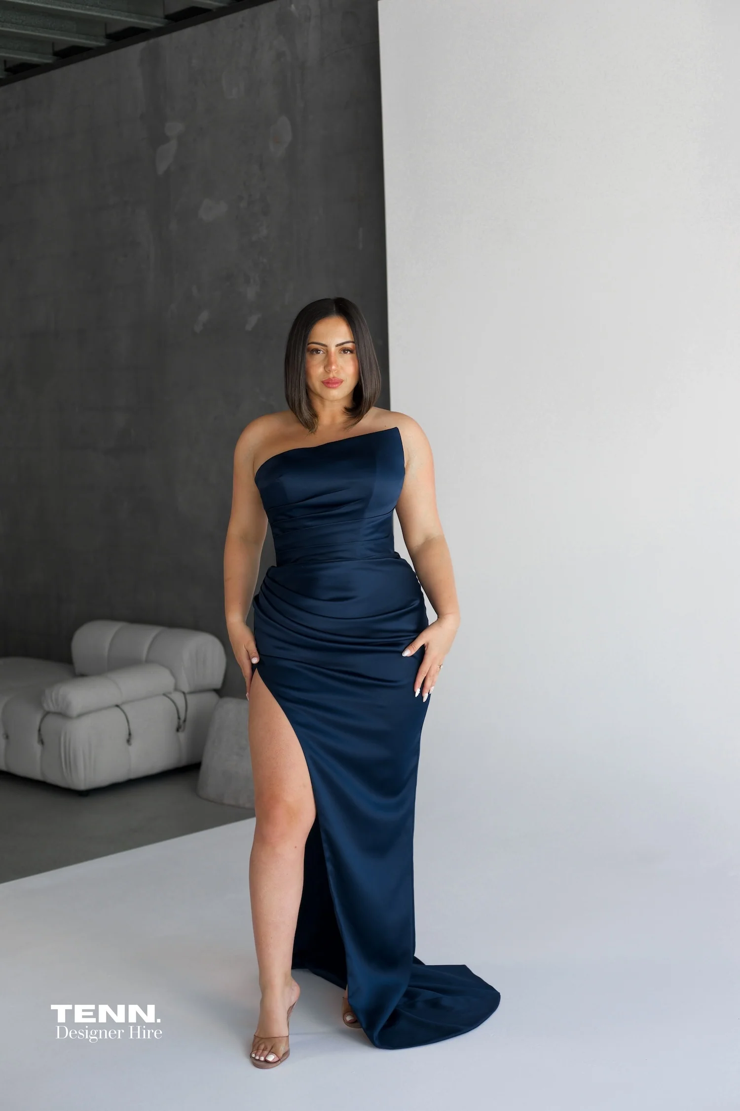 Amelie Gown - Navy - Image 5