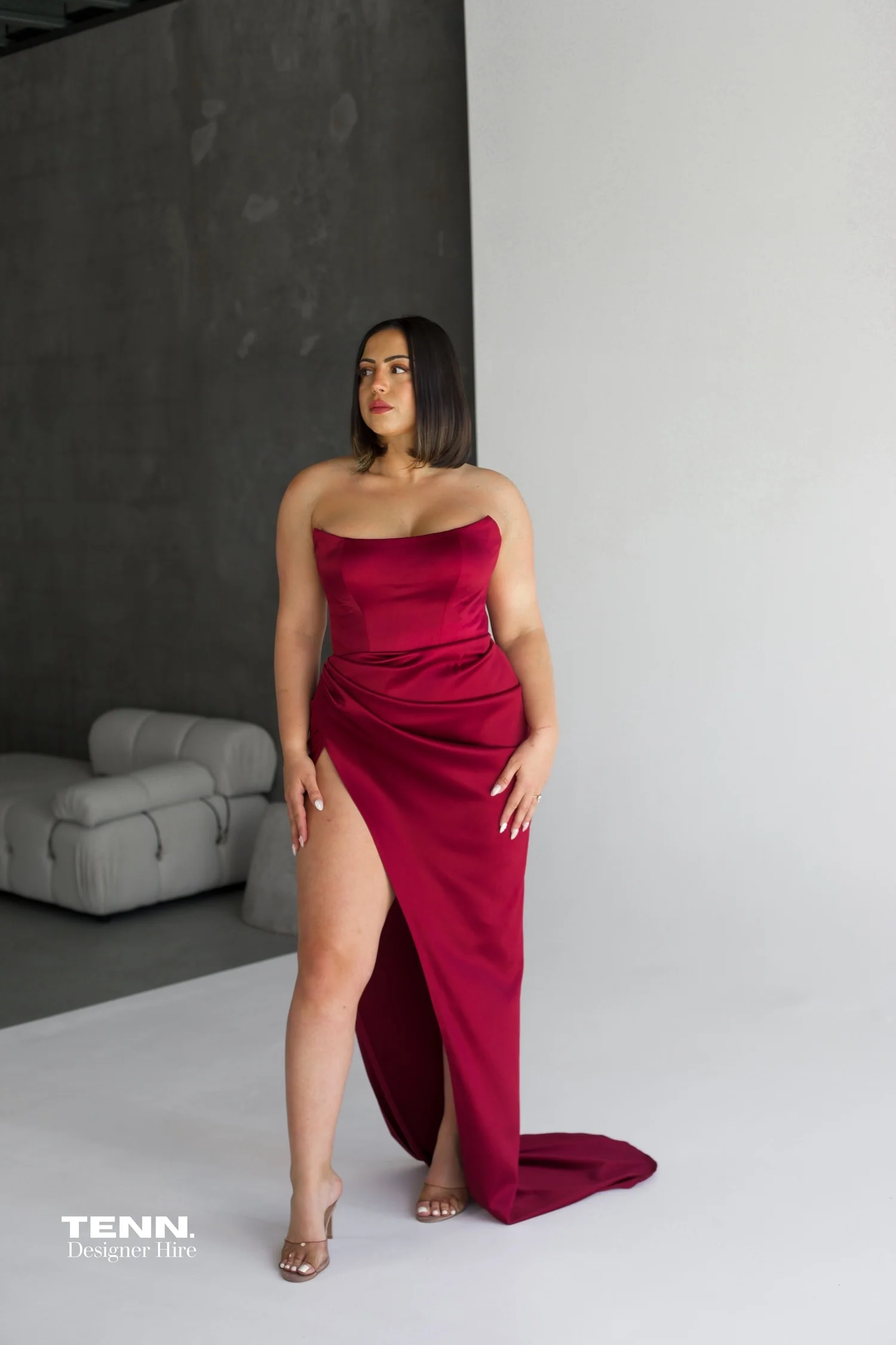 Amity Gown - Cherry - Image 10