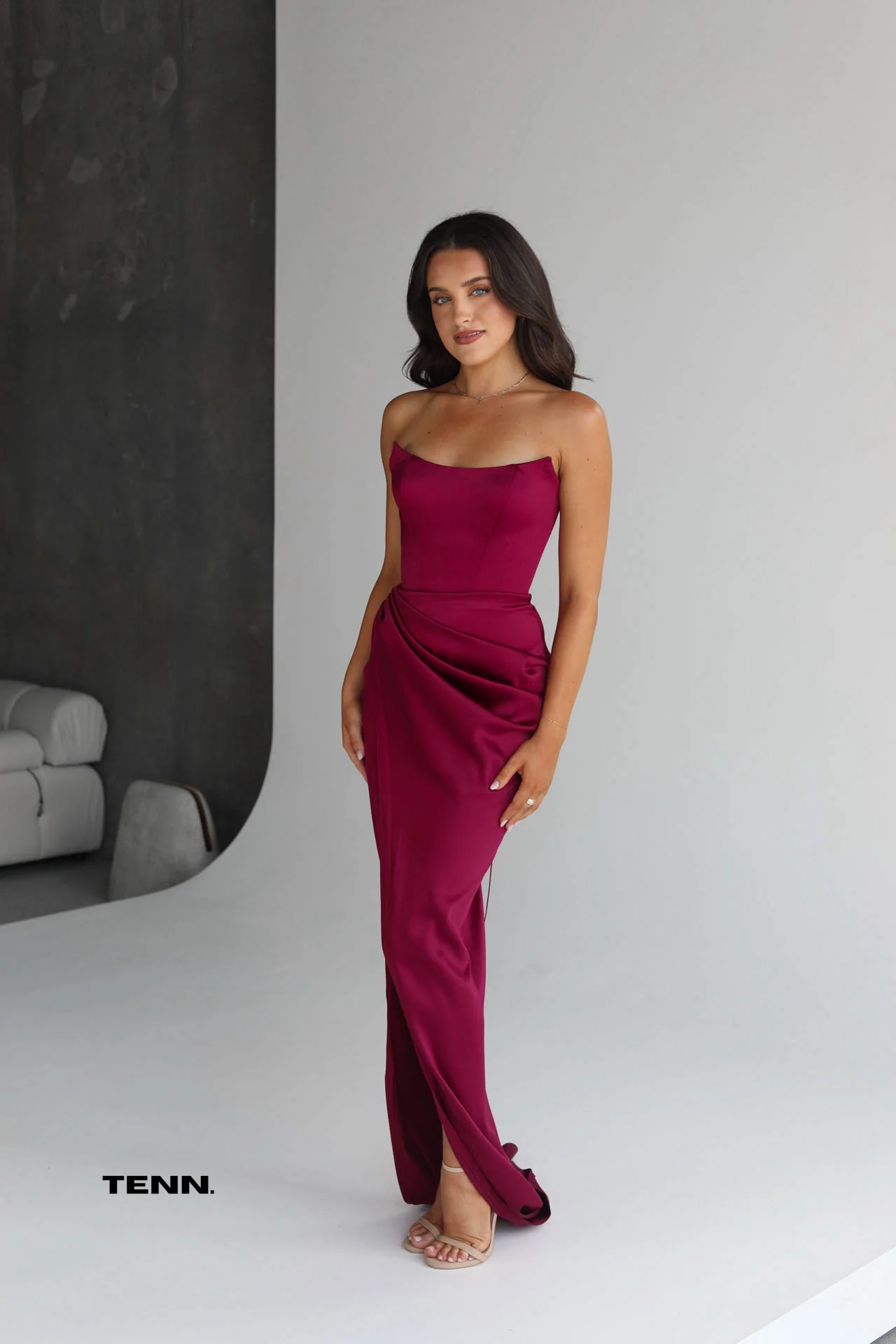 Amity Gown - Cherry - Image 3