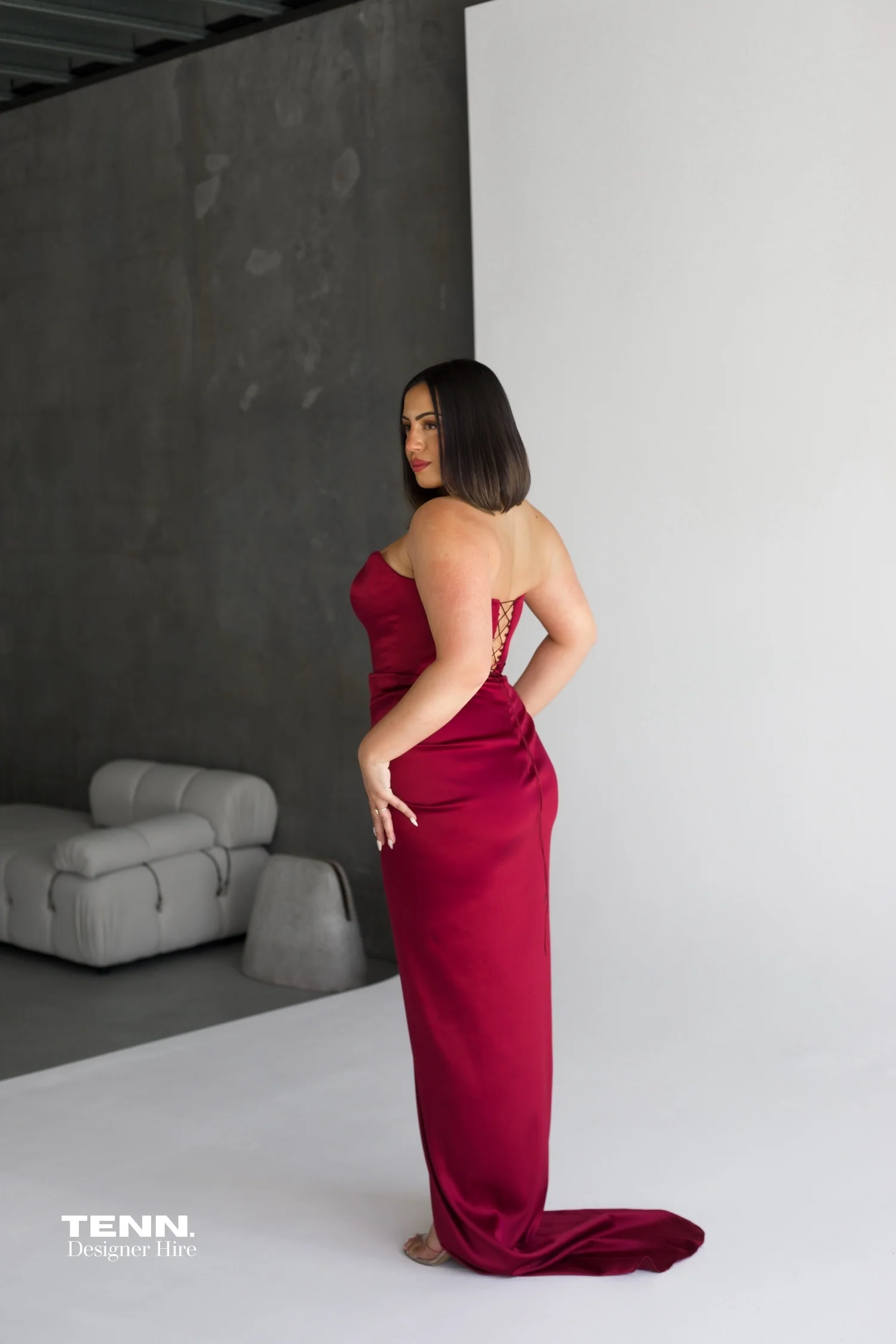 Amity Gown - Cherry - Image 6