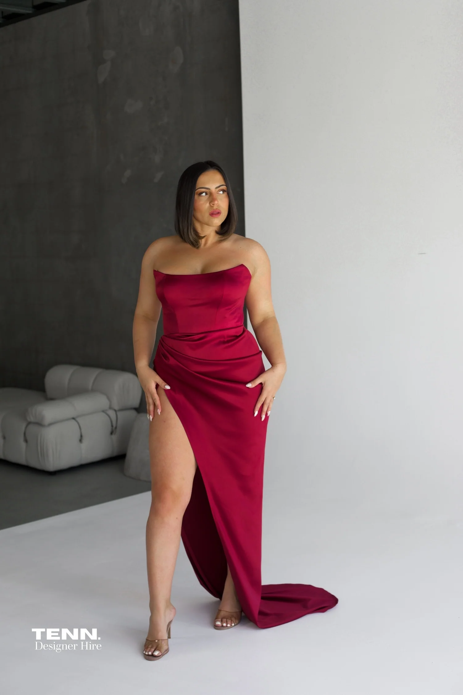 Amity Gown - Cherry - Image 9