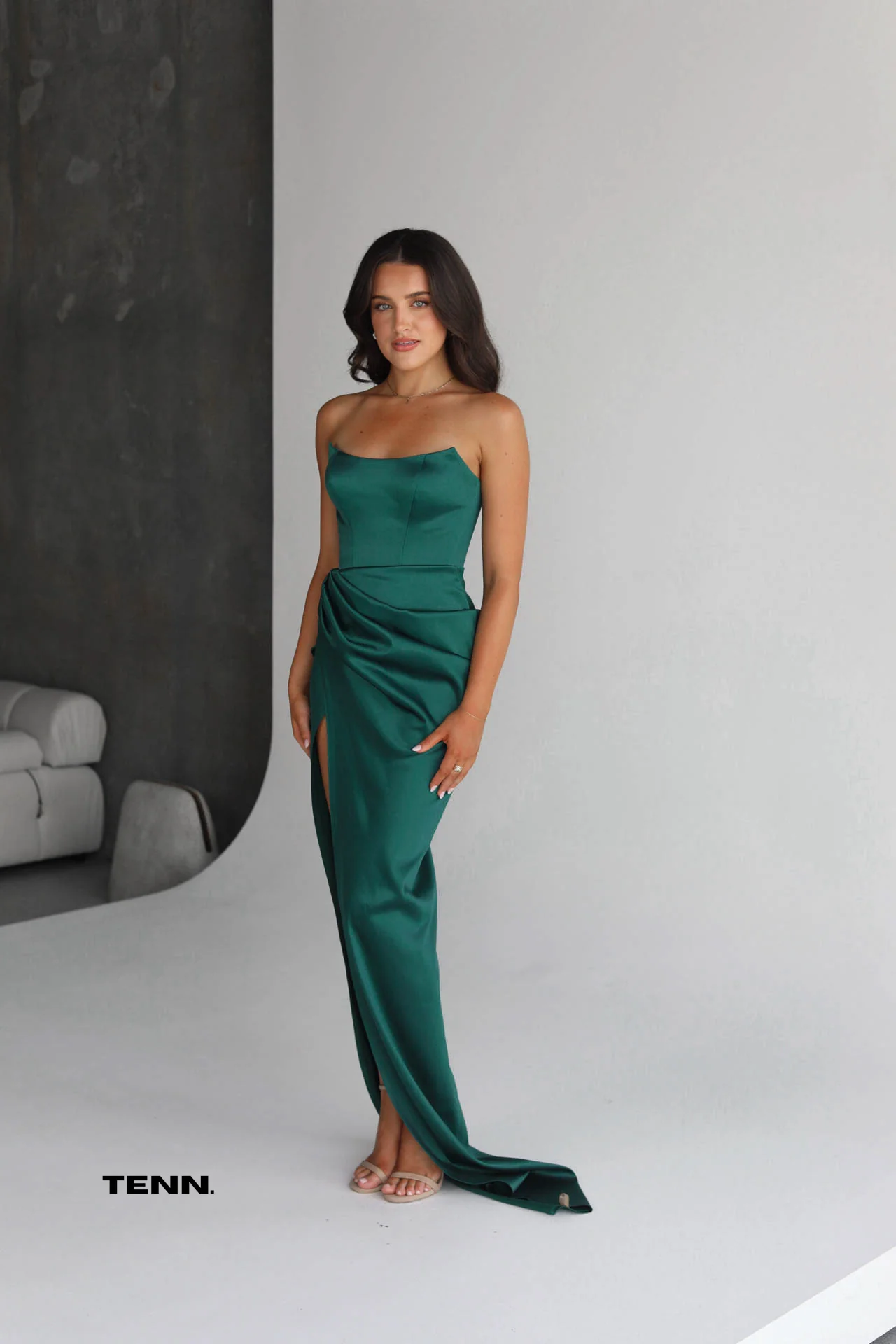 Amity Gown - Deep Emerald - Image 5