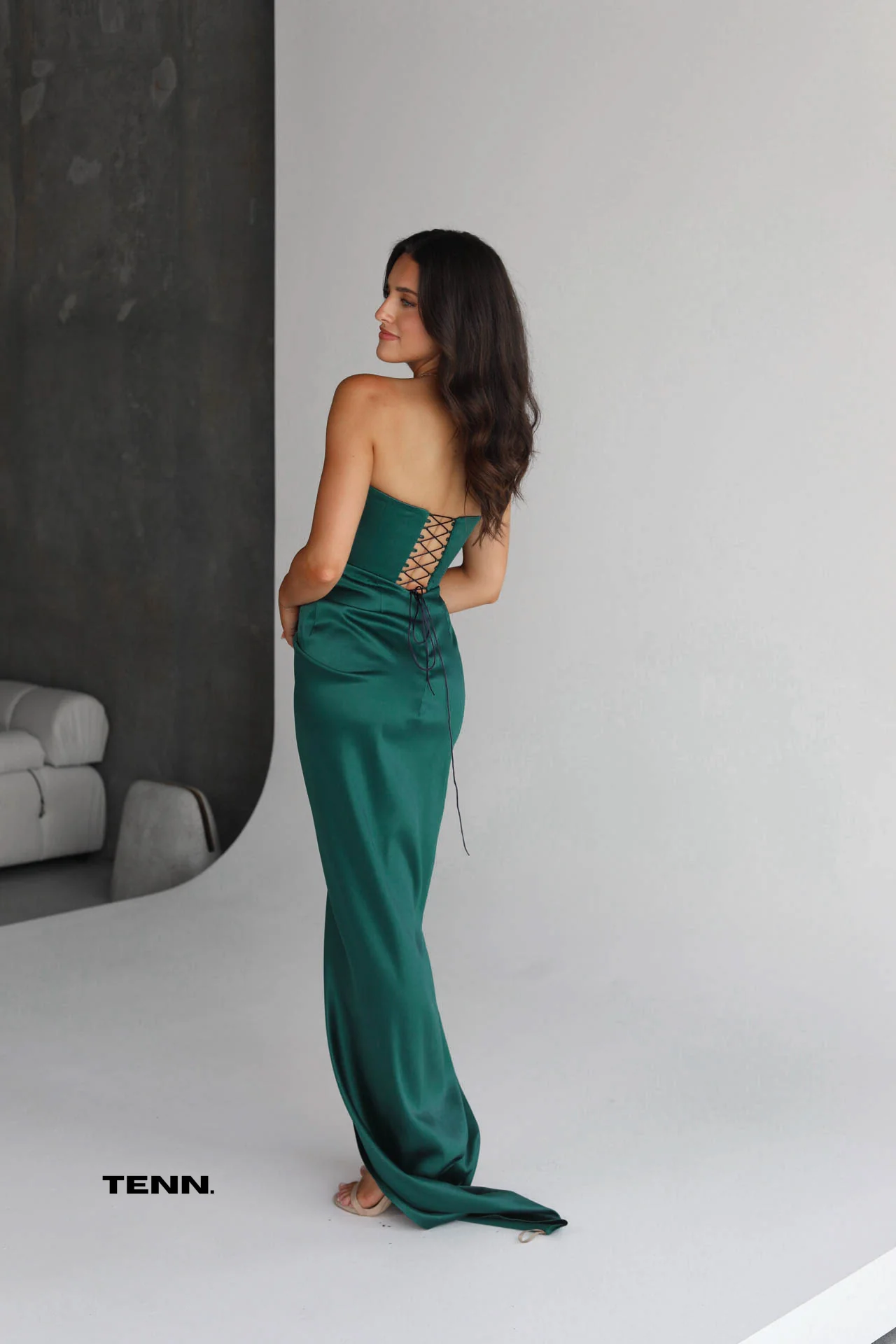Amity Gown - Deep Emerald - Image 6