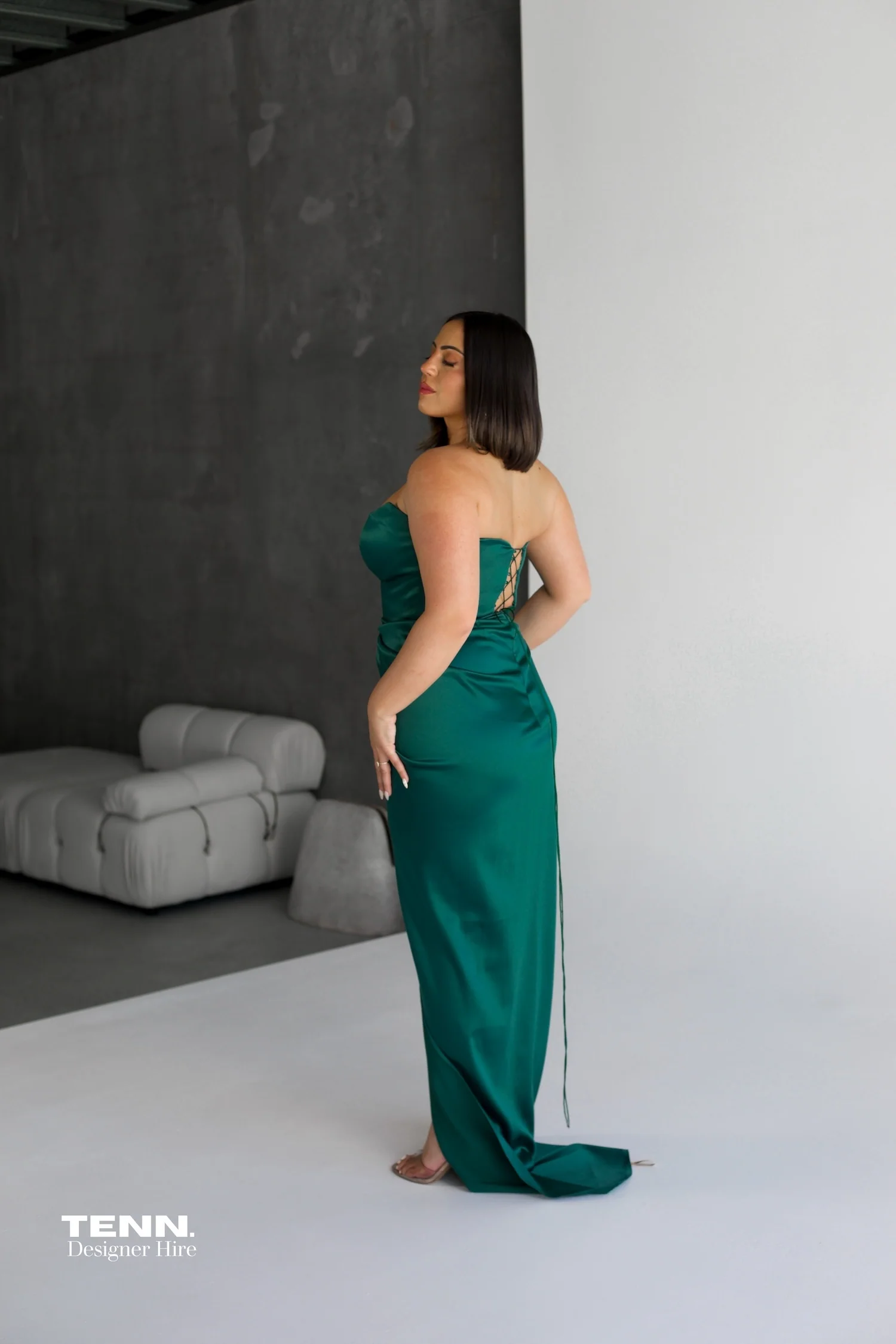Amity Gown - Deep Emerald - Image 7
