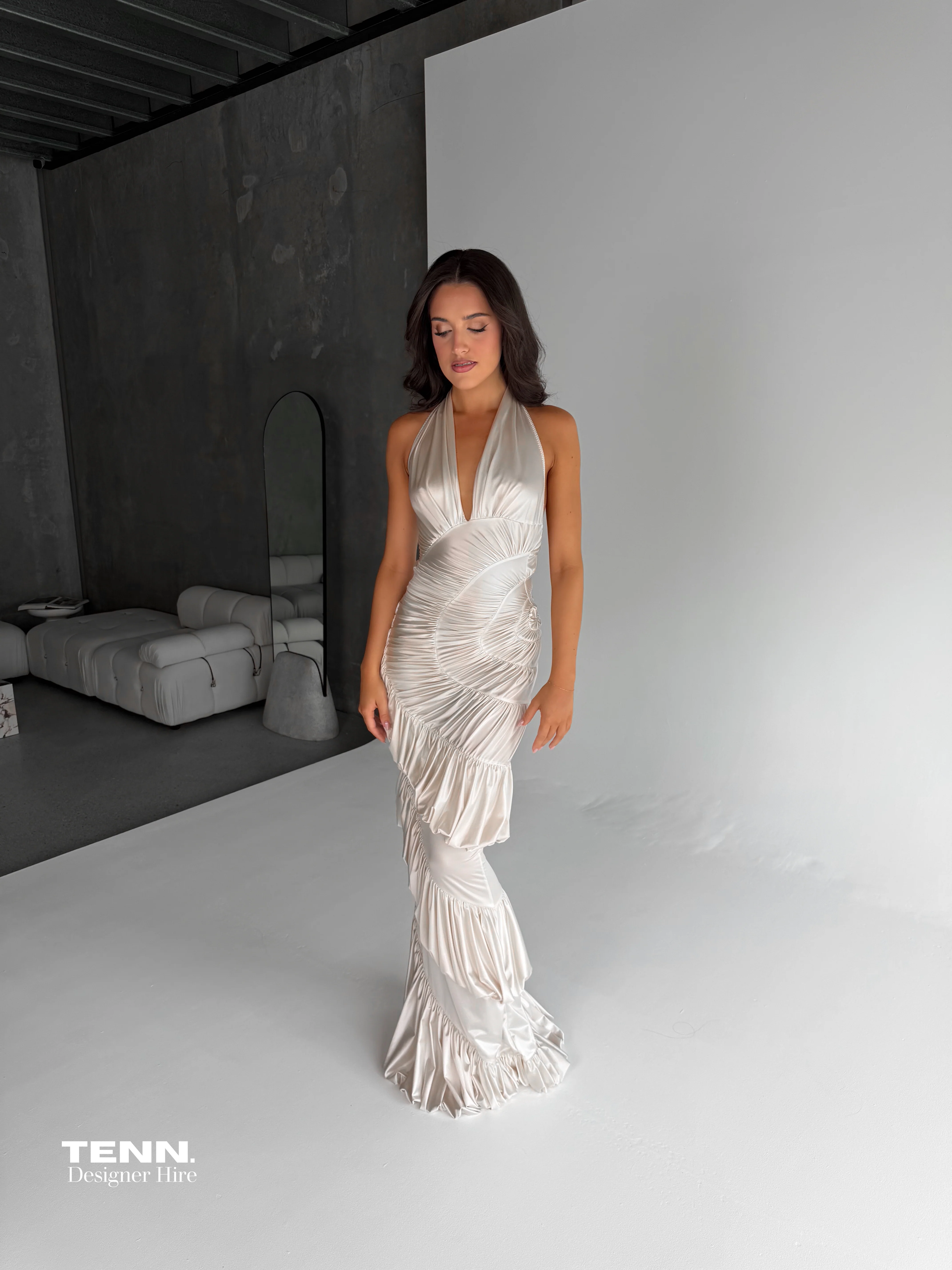 Ammonite Gown - Ivory - Image 3