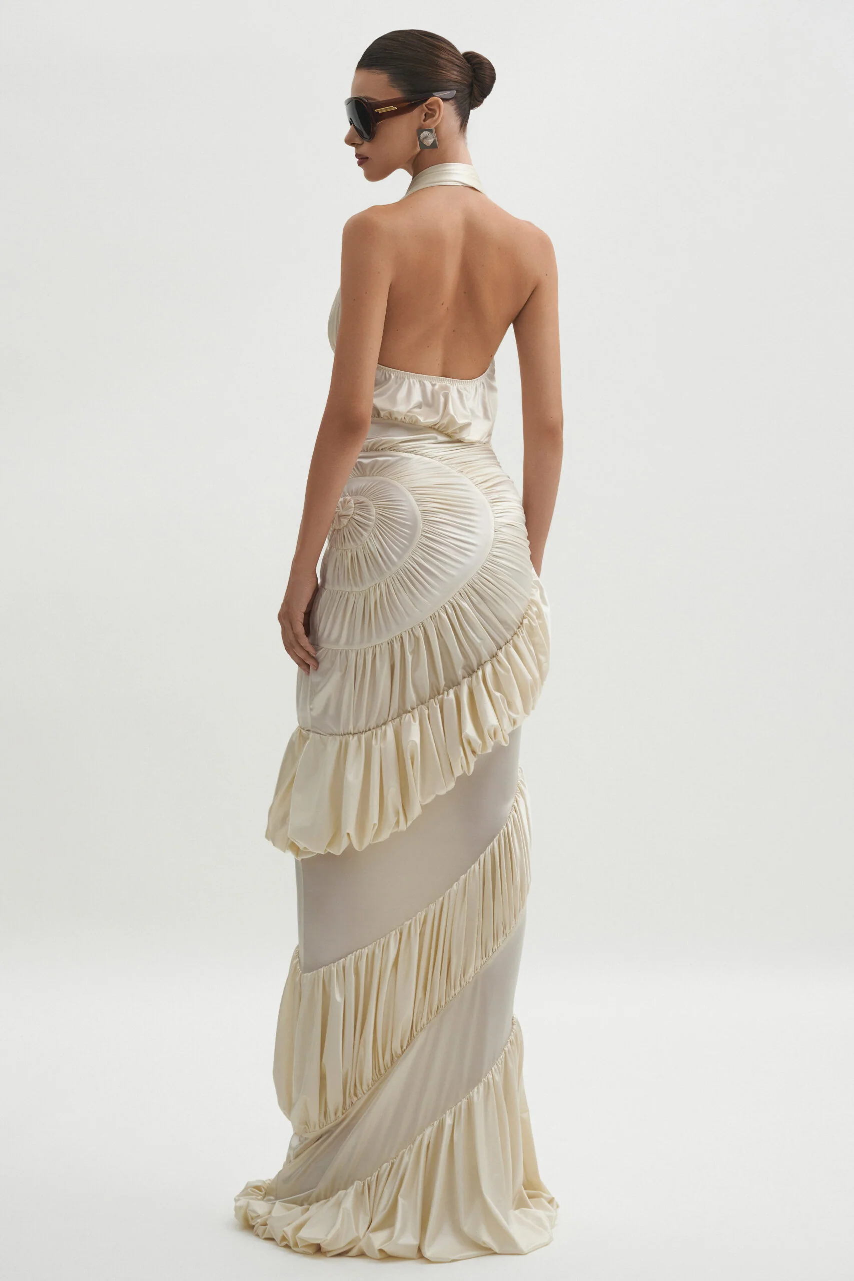 Ammonite Gown - Ivory - Image 7