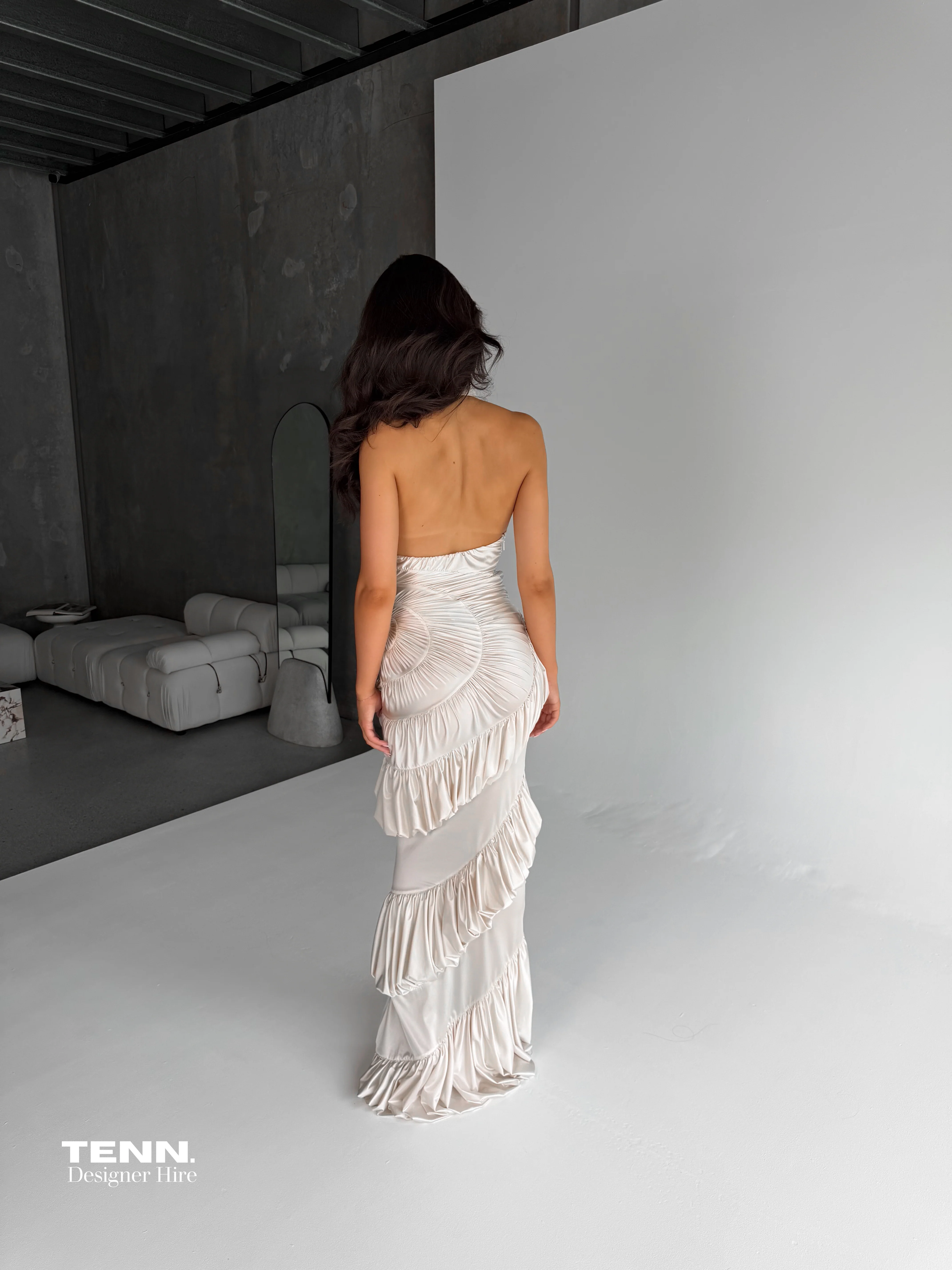 Ammonite Gown - Ivory - Image 8