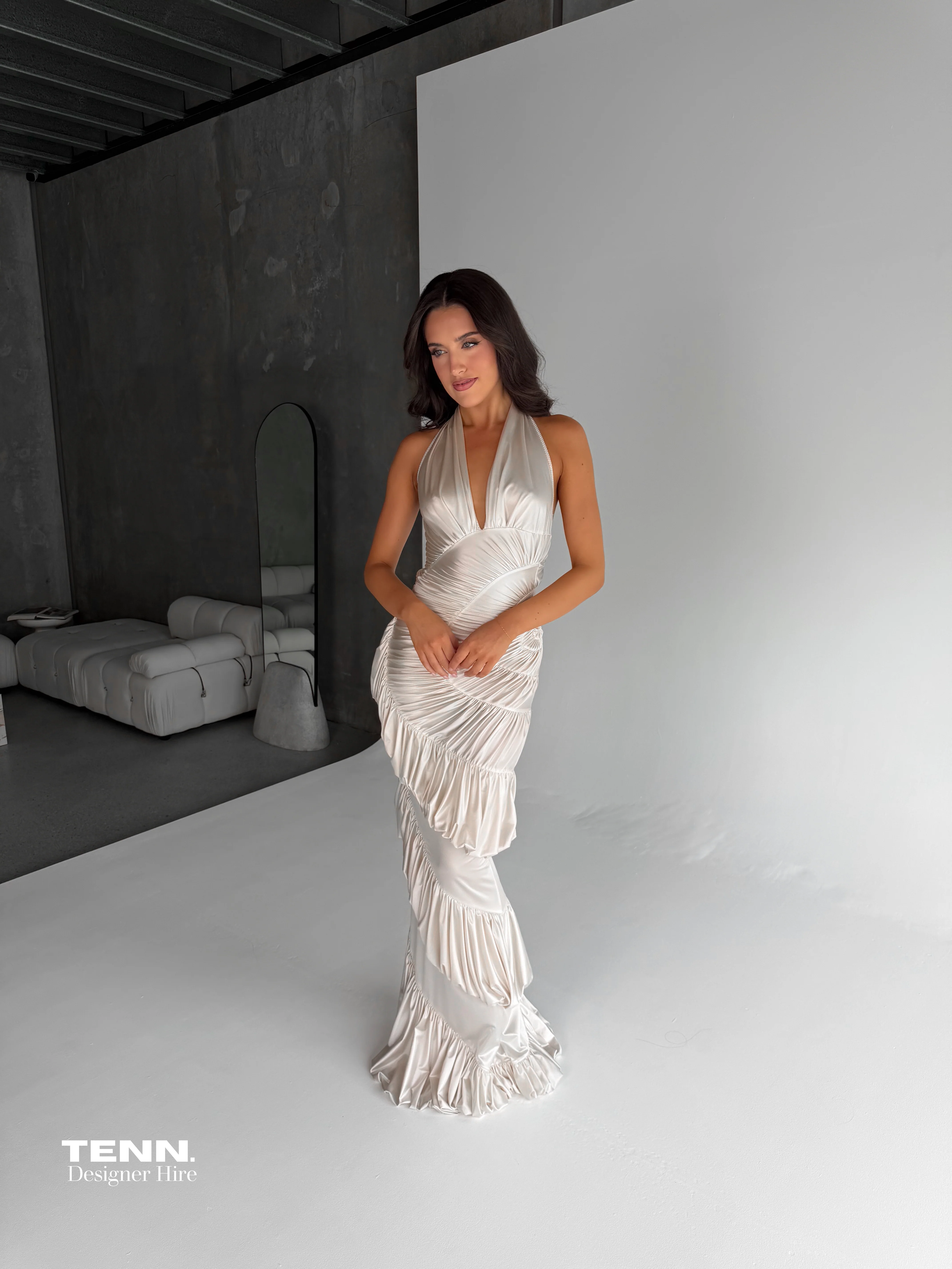Ammonite Gown - Ivory - Image 9
