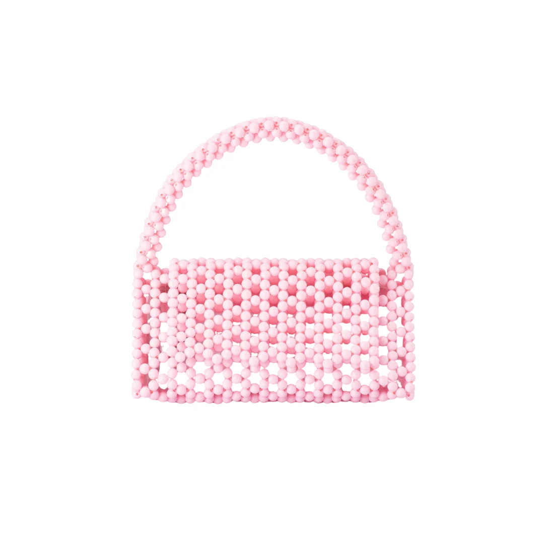 Amrita Beaded Clutch - Pink
