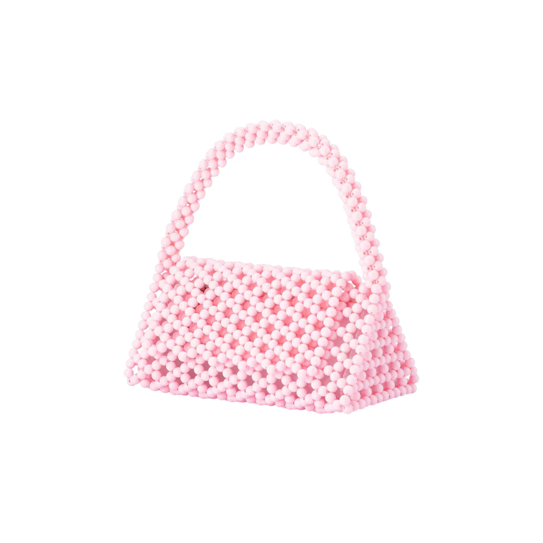 Amrita Beaded Clutch - Pink - Image 2