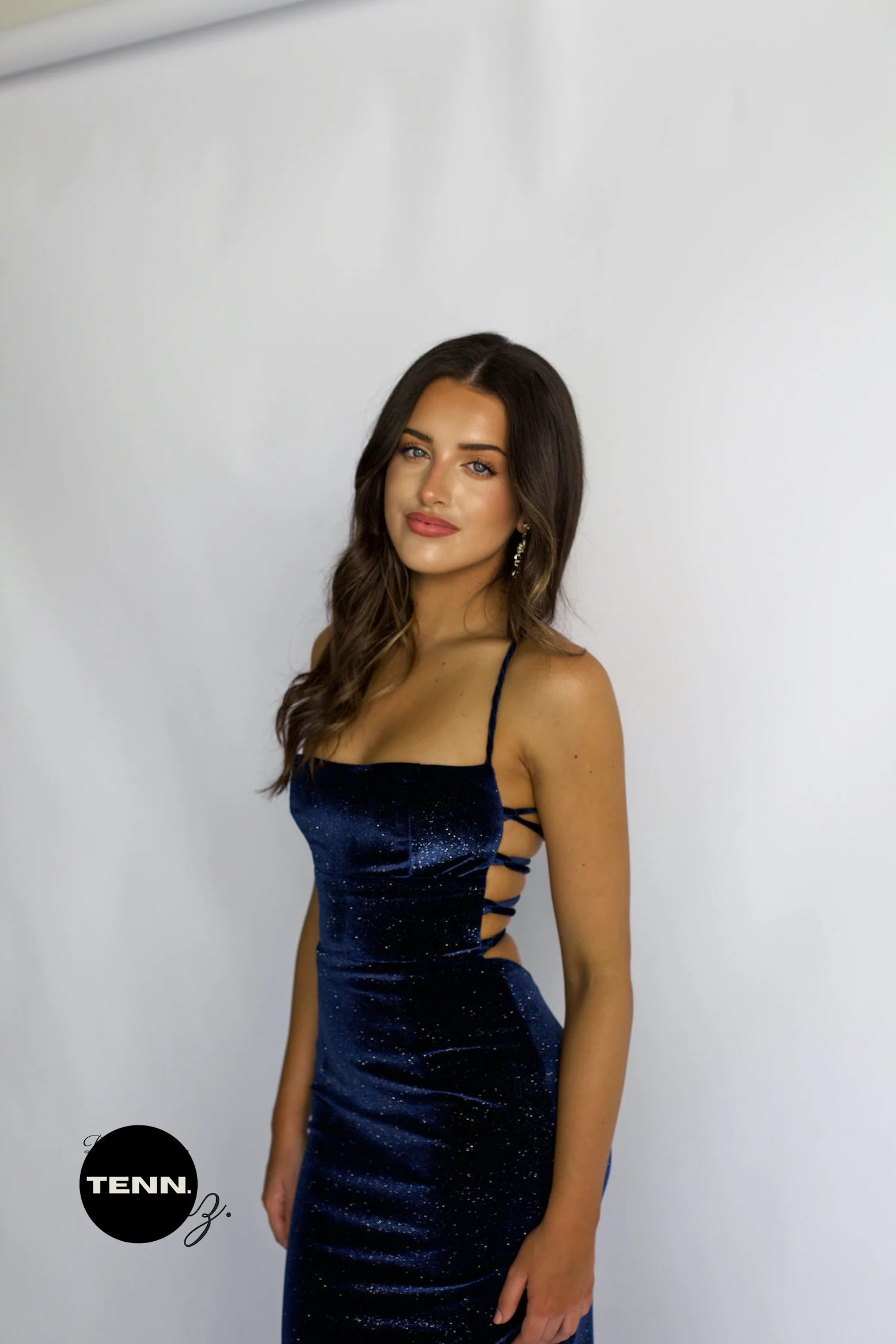 Angela Gown - Navy Sparkle - Image 3