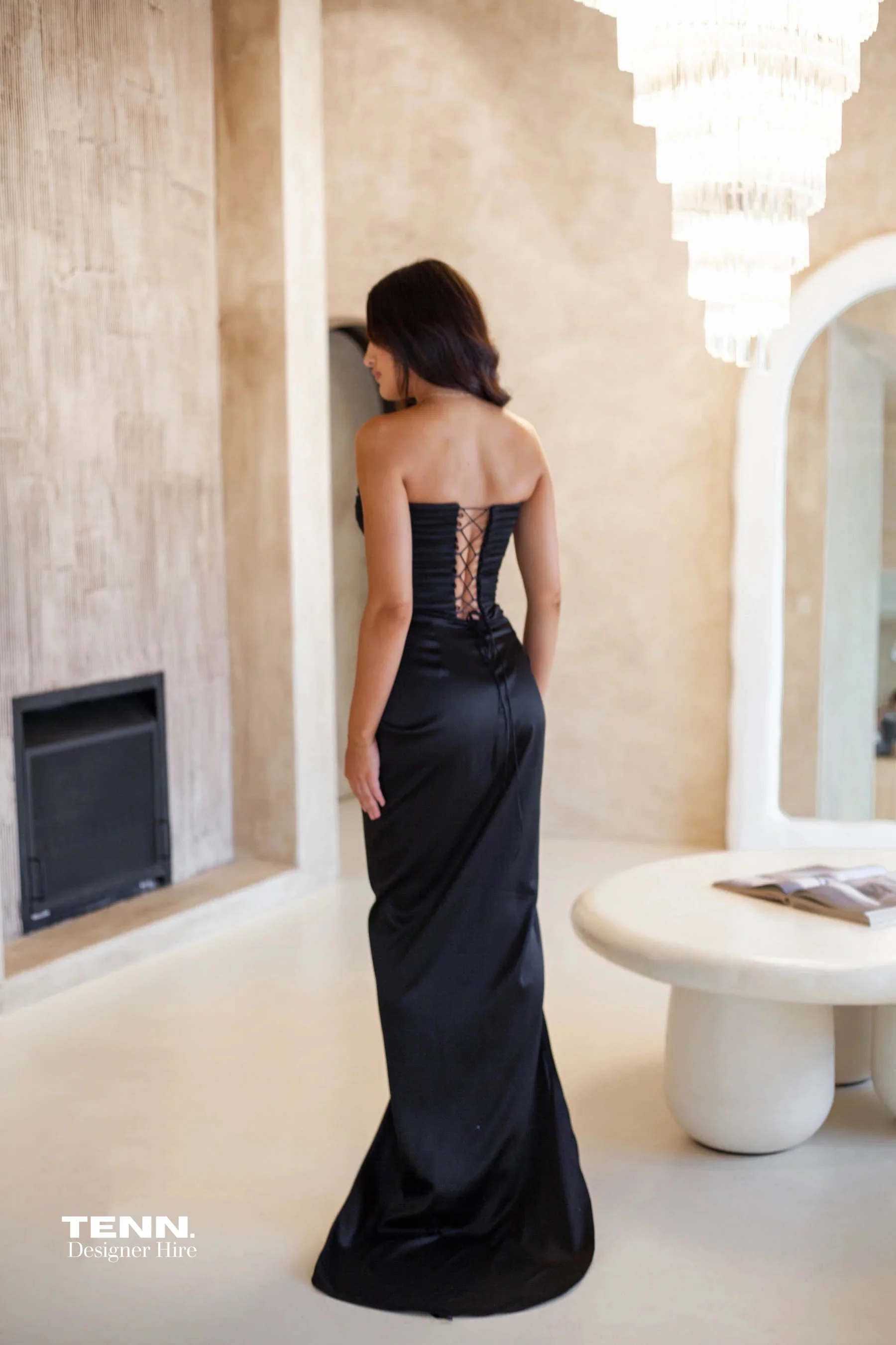 Alexandra Gown - Black - Image 3