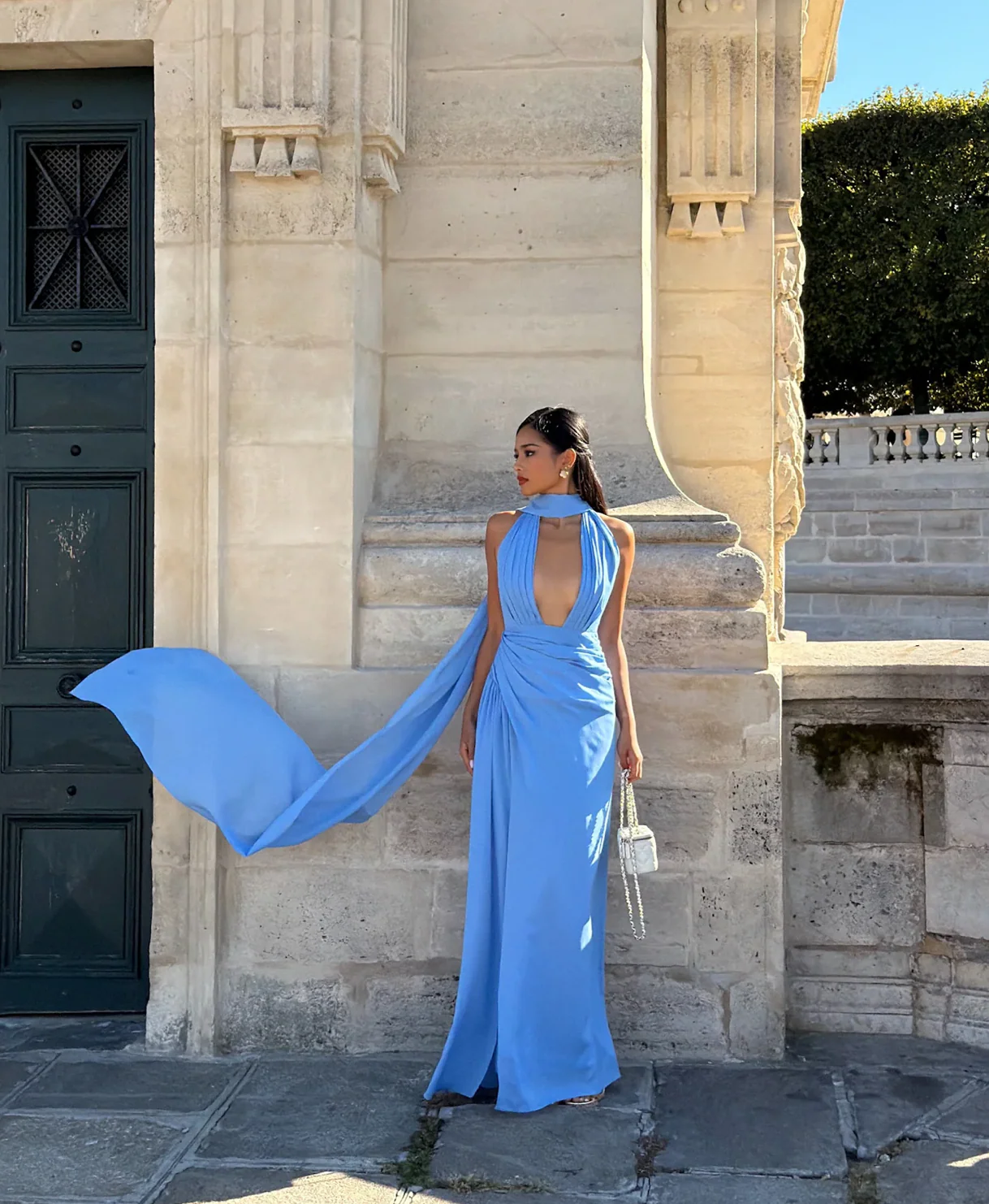 Antonia Dress - Sky Blue - Image 3