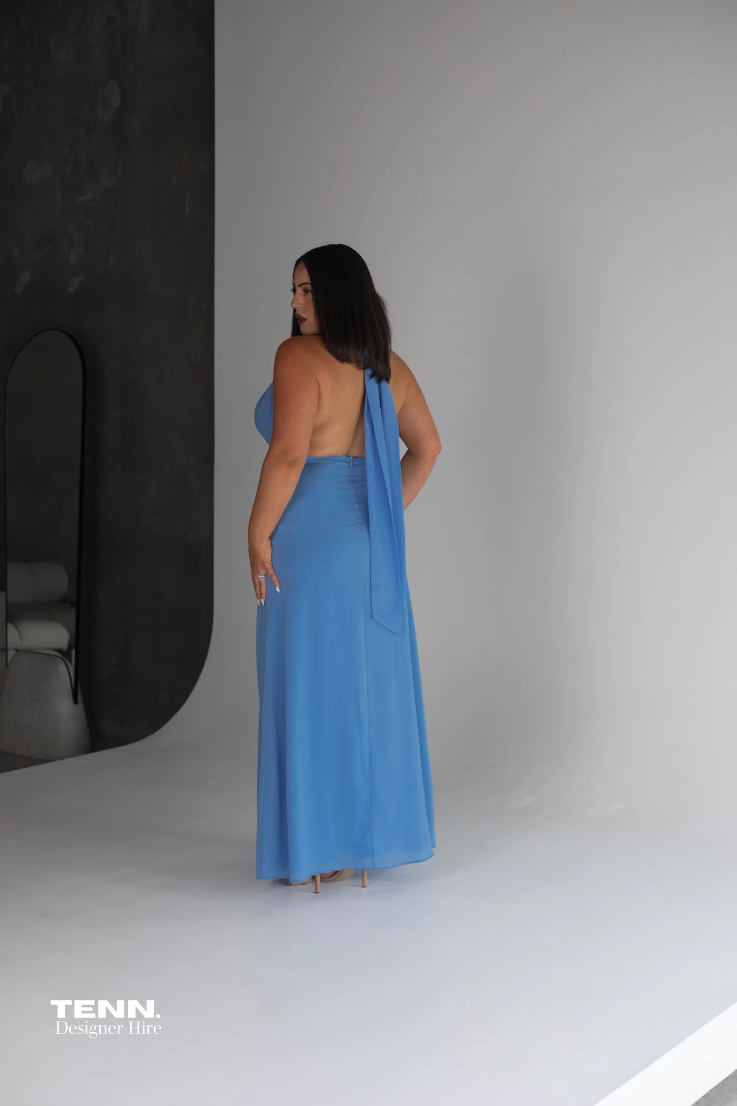 Antonia Dress - Sky Blue - Image 6