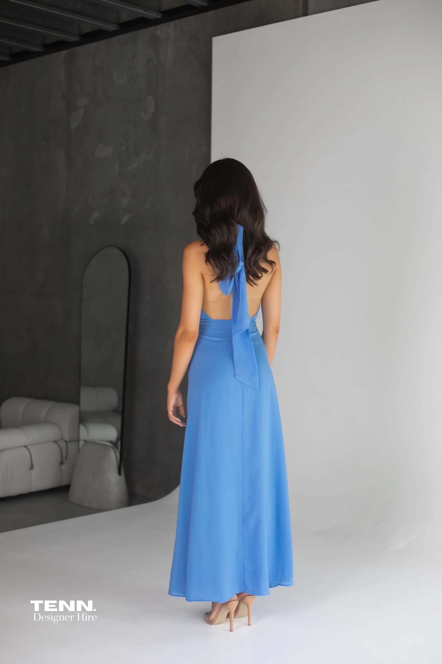 Antonia Dress - Sky Blue - Image 7