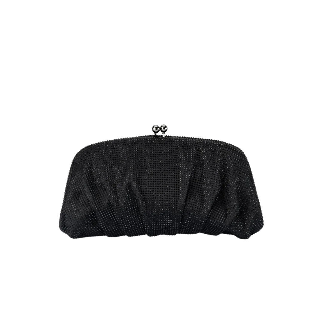 Aria Frame Clutch - Black