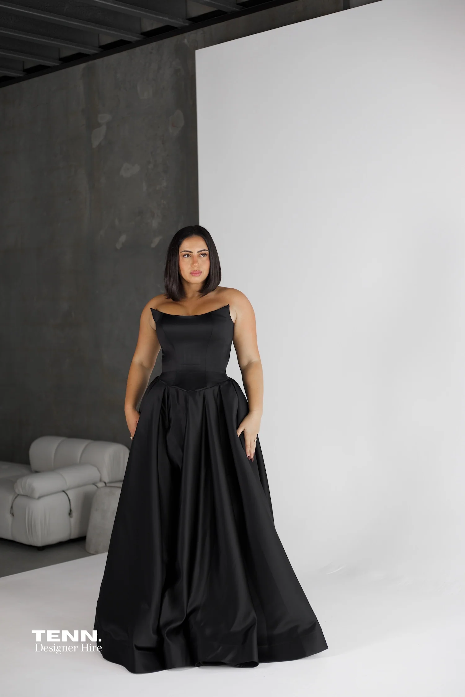 Gabriella Gown - Black - Image 3