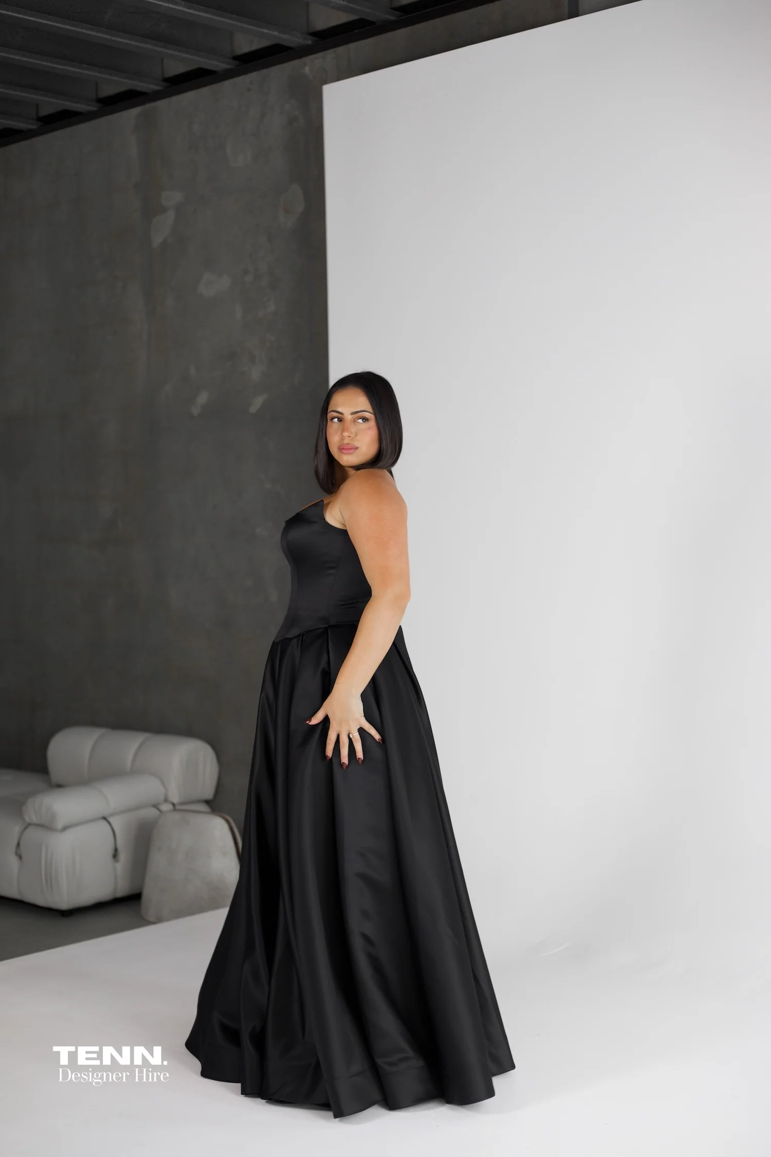 Gabriella Gown - Black - Image 8