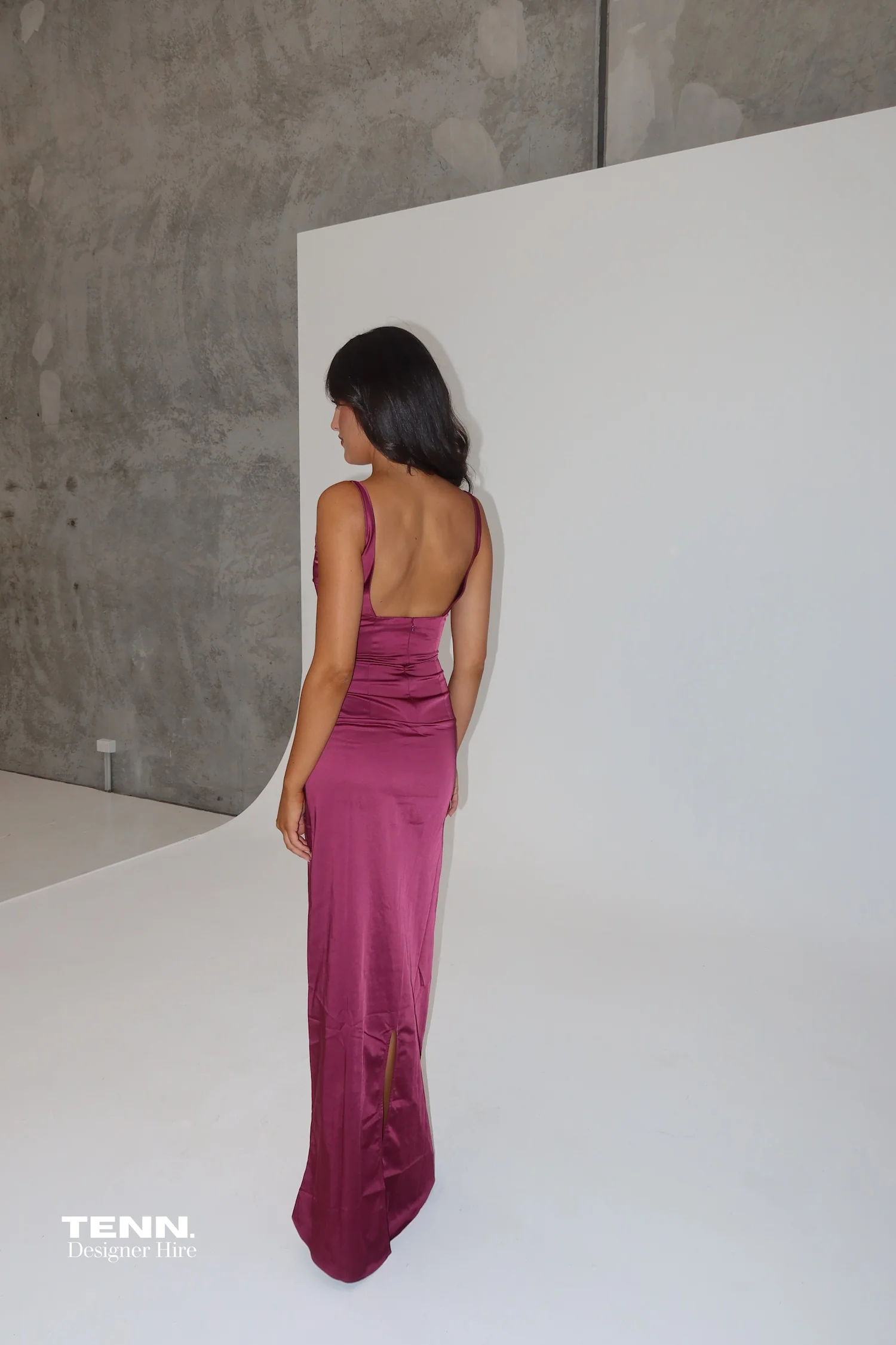 Atlein Gown - Plum - Image 3