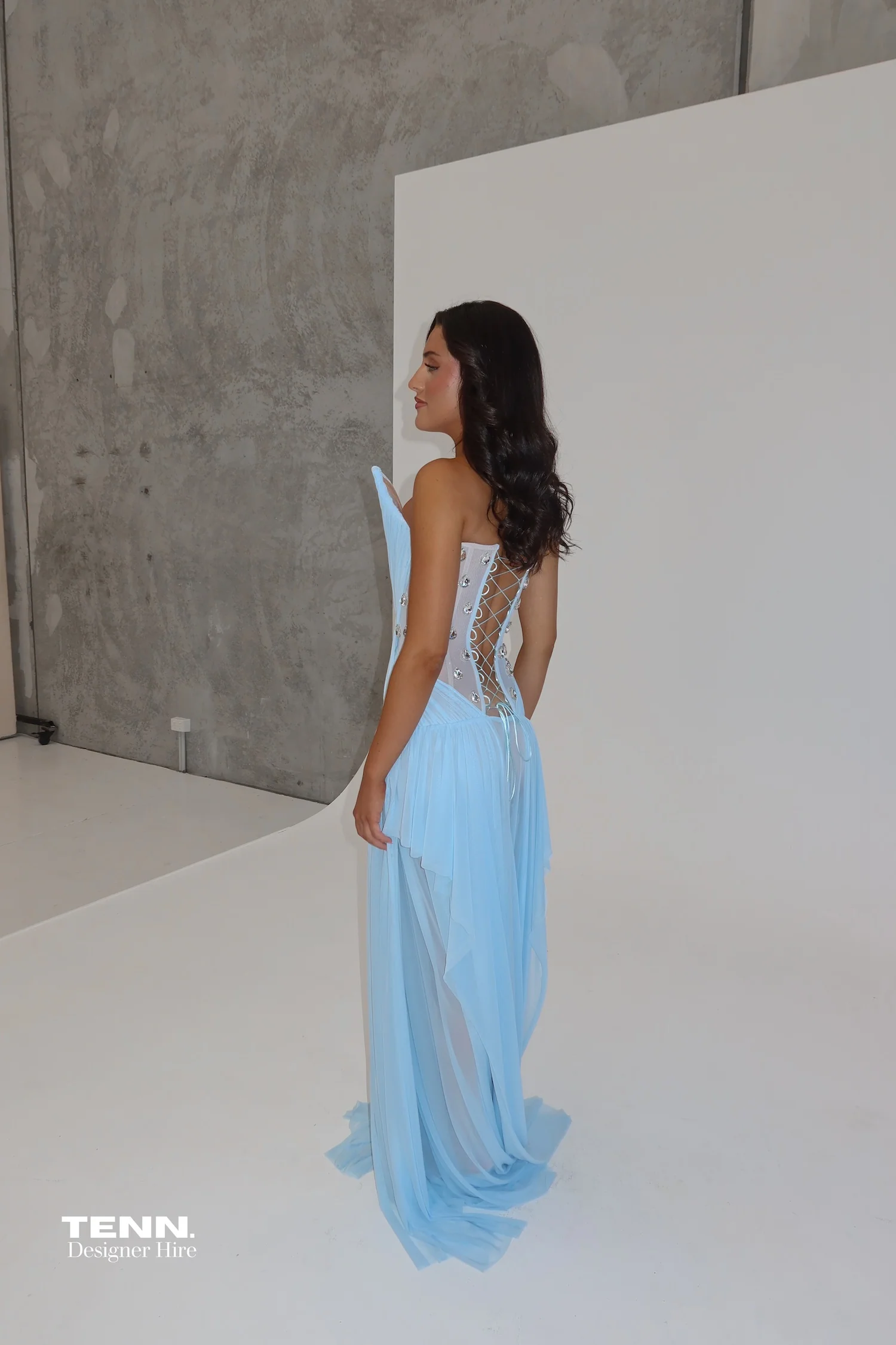 Aurelia Gown - Baby Blue - Image 4