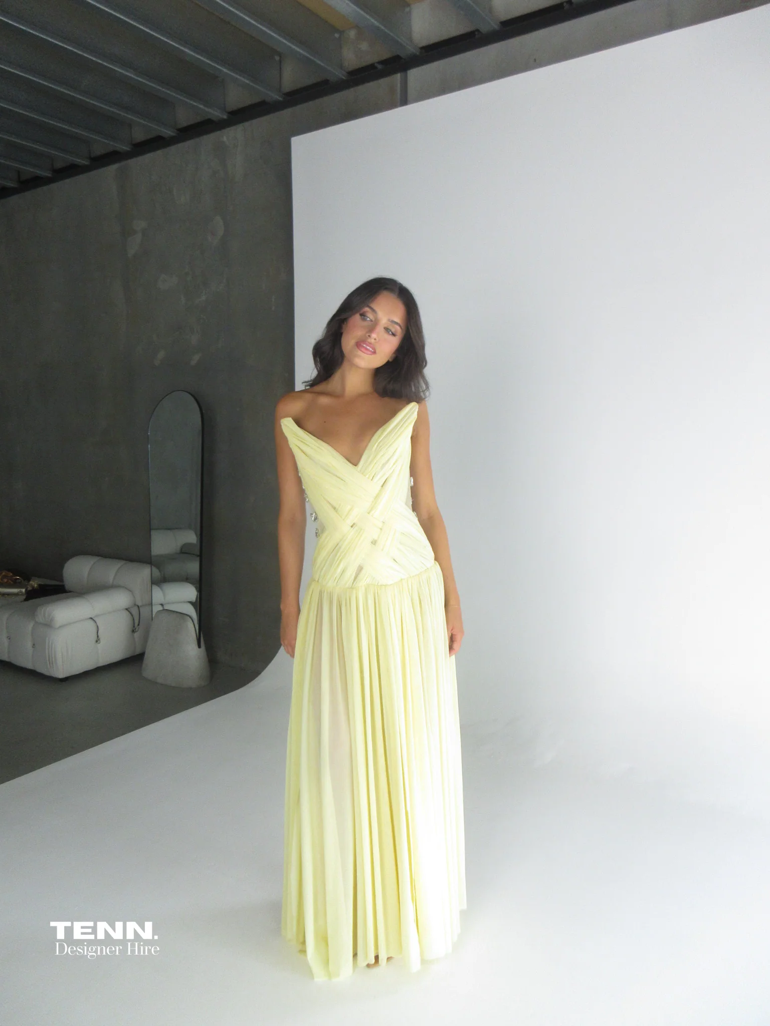 Aurelia Gown - Lemon - Image 8