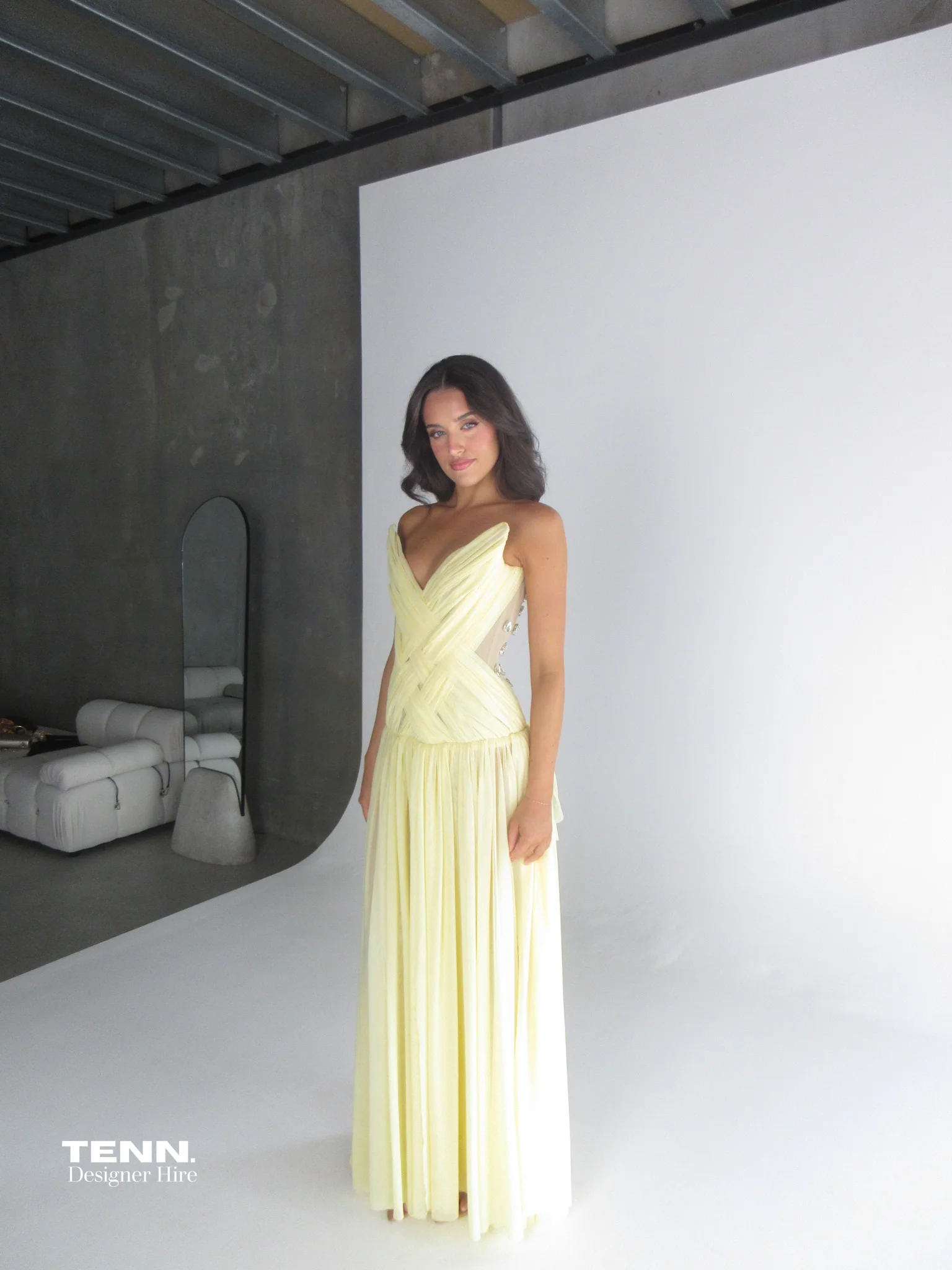 Aurelia Gown - Lemon - Image 9