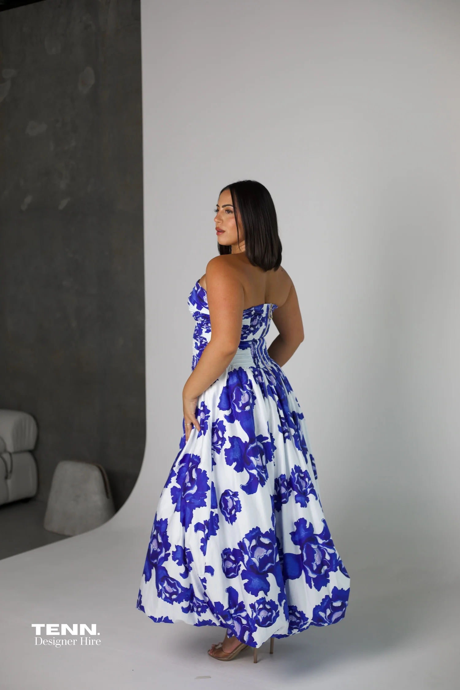 Behold Maxi Dress - Boldly Blooming Cobalt - Image 8