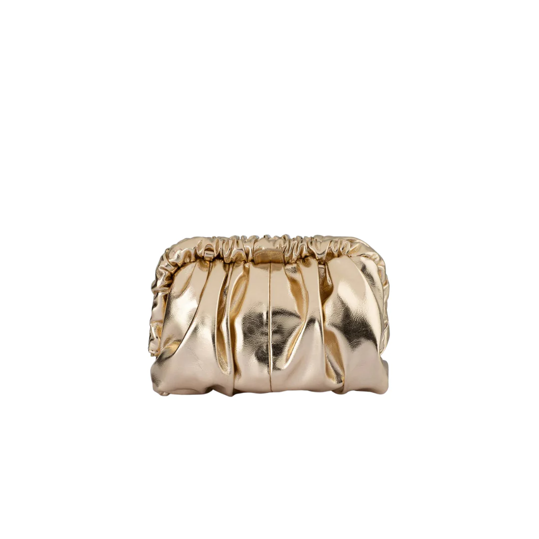 Betty Metallic Clutch - Gold