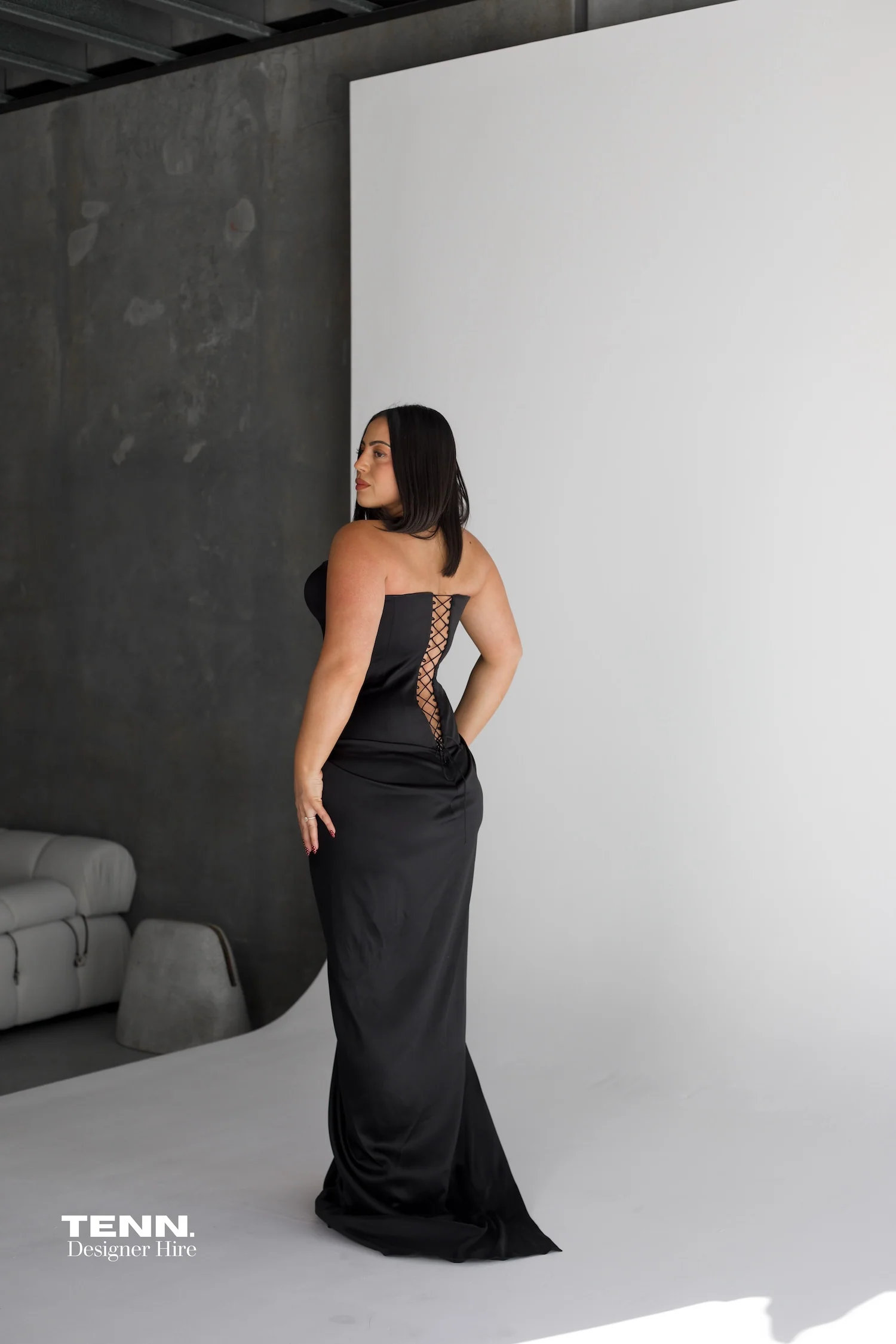 Bianca gown - Black - Image 4