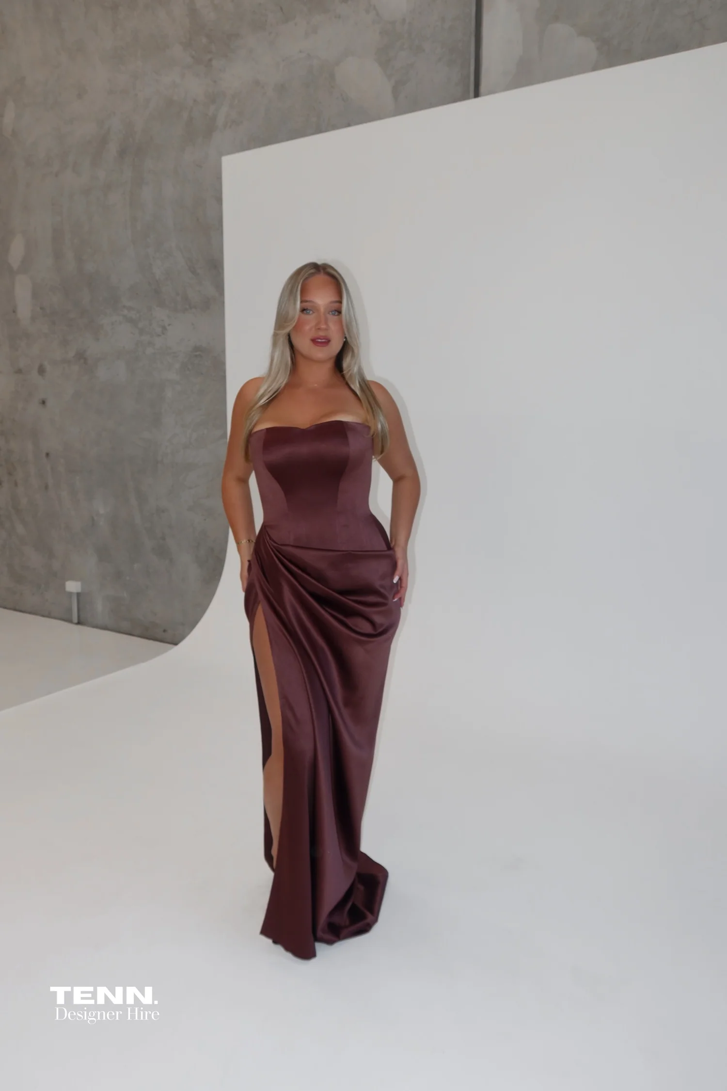 Bianca gown - Chocolate