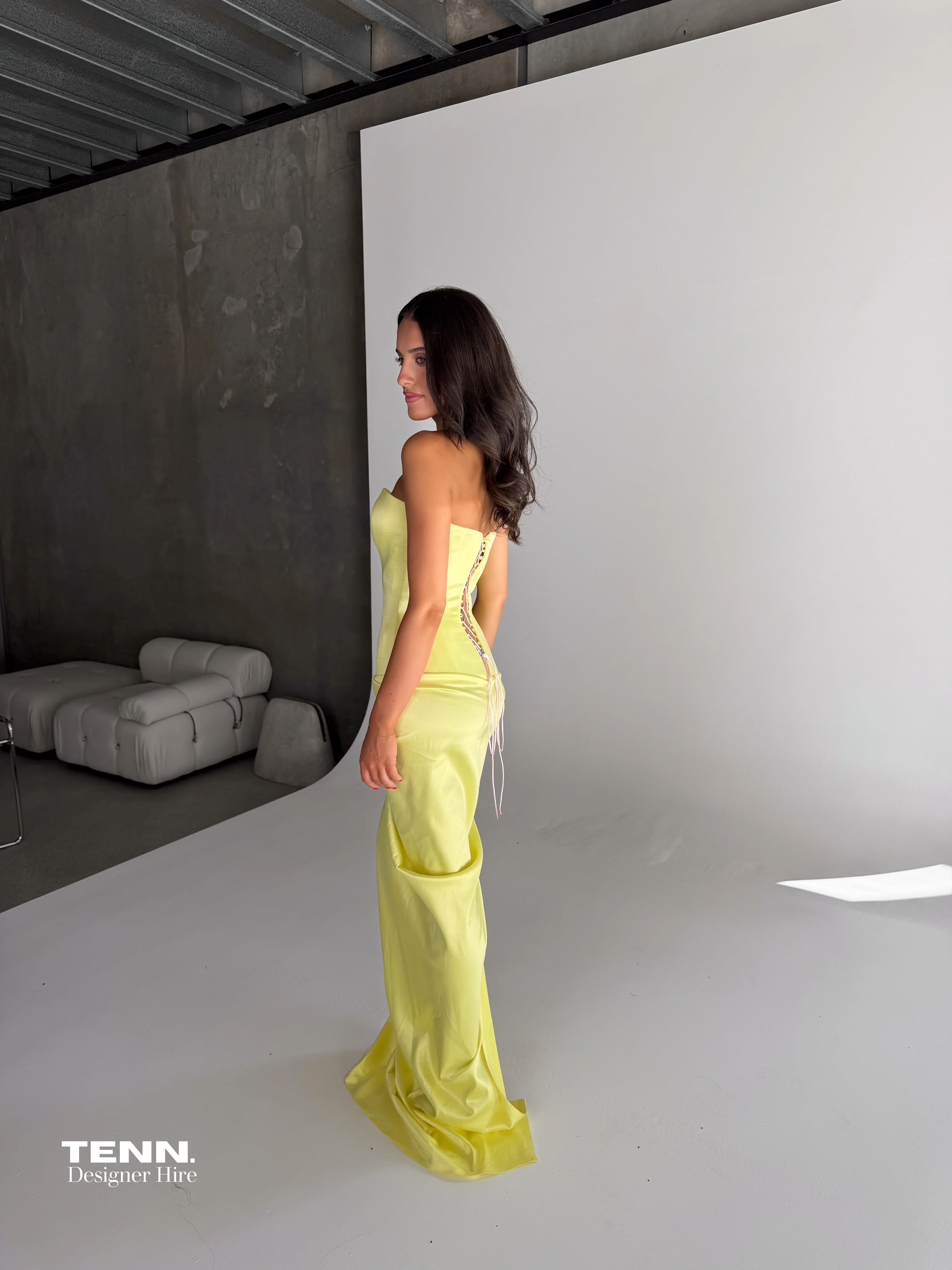 Bianca gown - Lemon - Image 3
