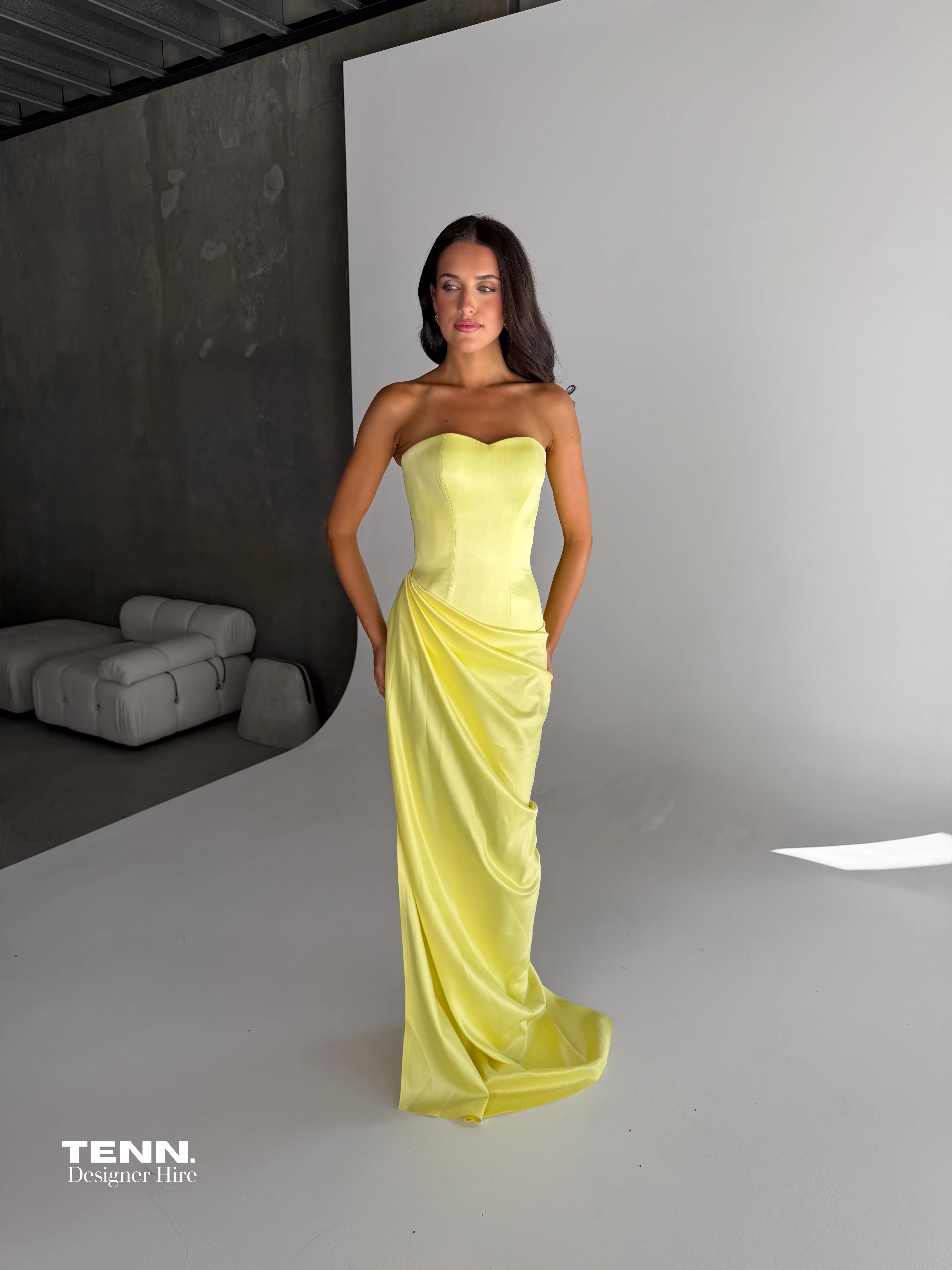 Bianca gown - Lemon - Image 4