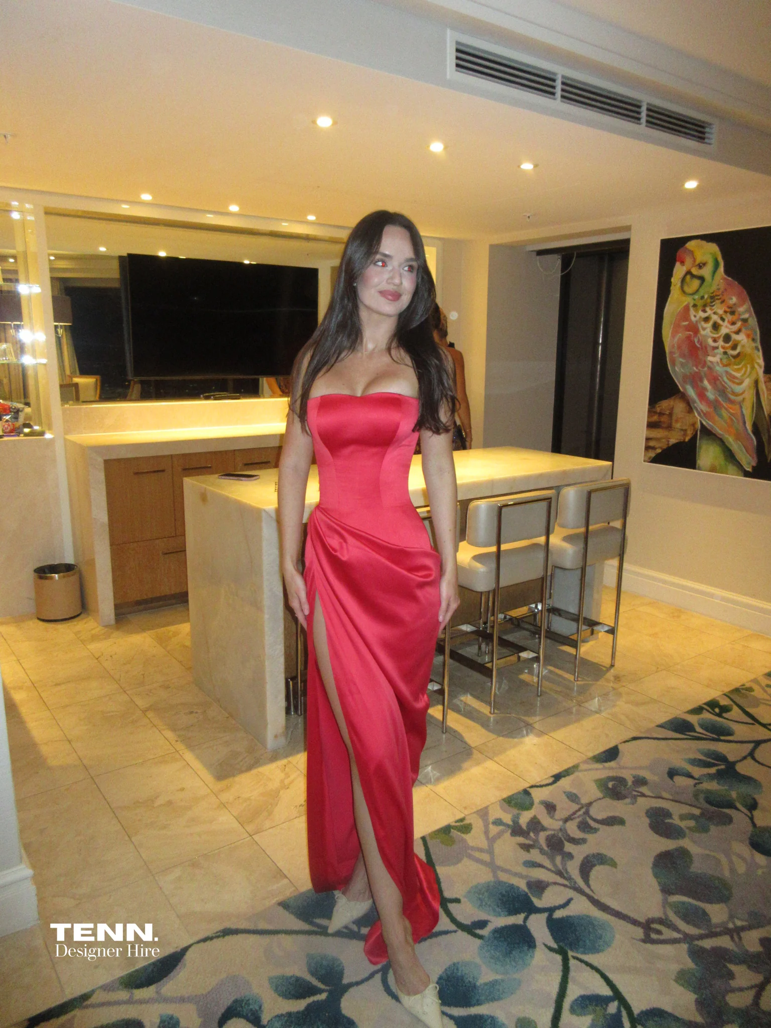 Bianca gown - Red - Image 4