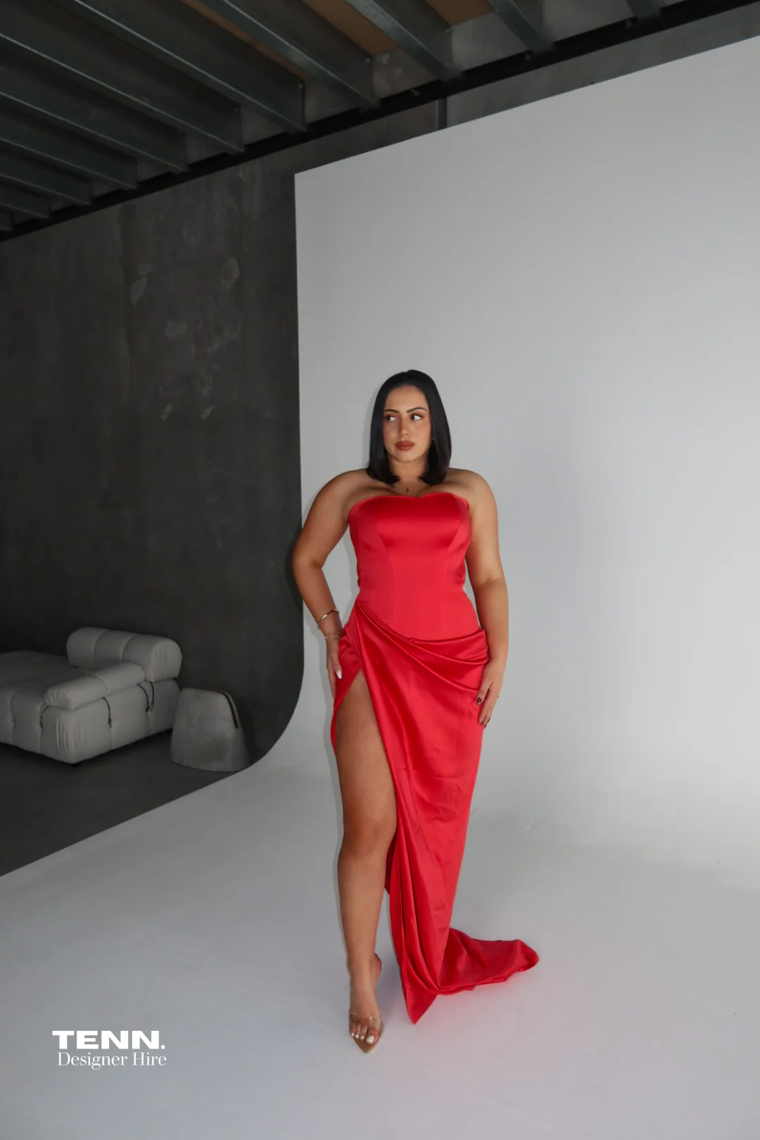 Bianca gown - Red - Image 7