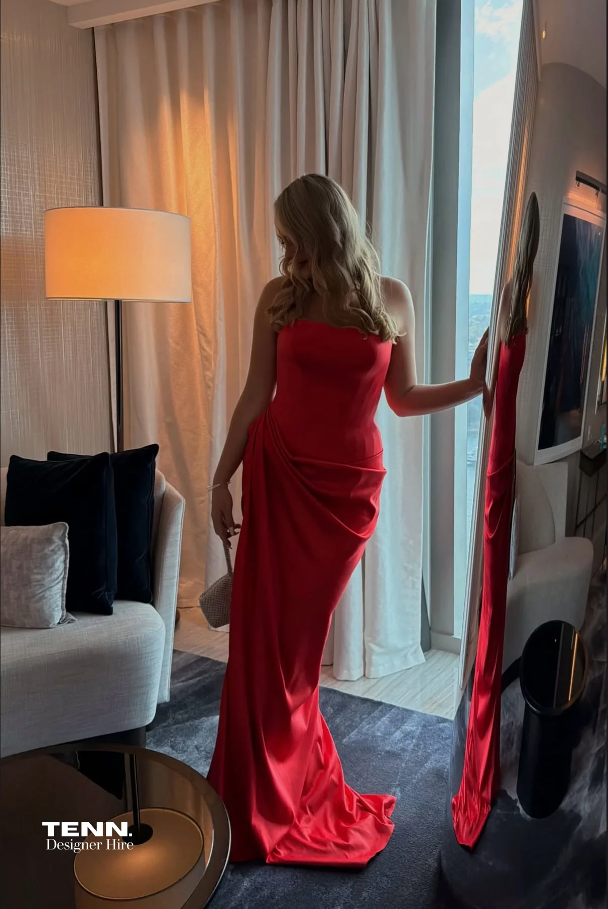 Bianca gown - Red - Image 8