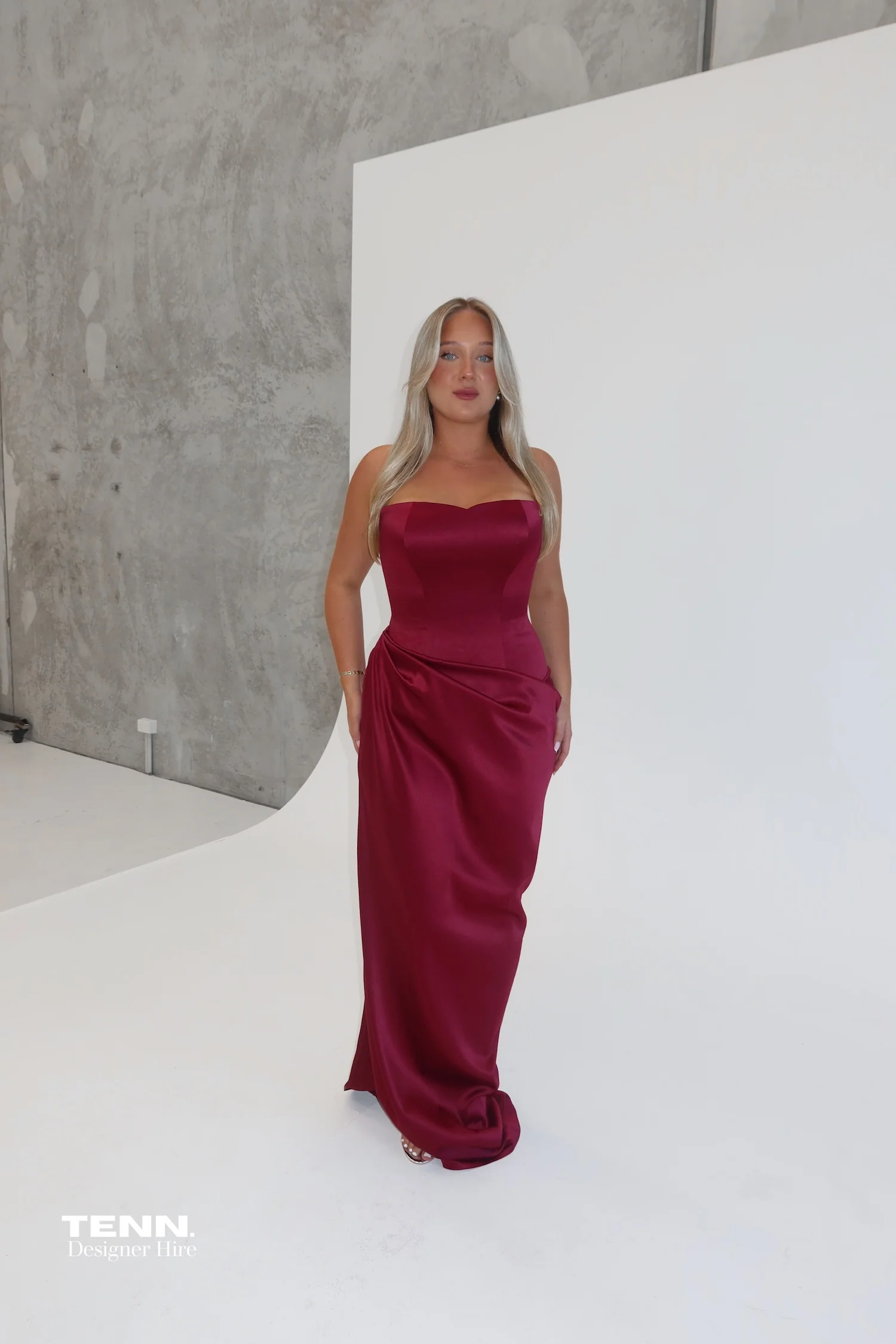 Bianca gown - Wine - Image 3