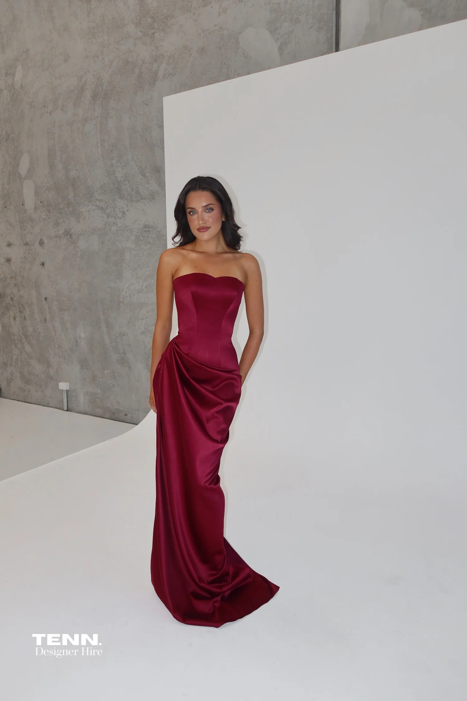 Bianca gown - Wine - Image 5