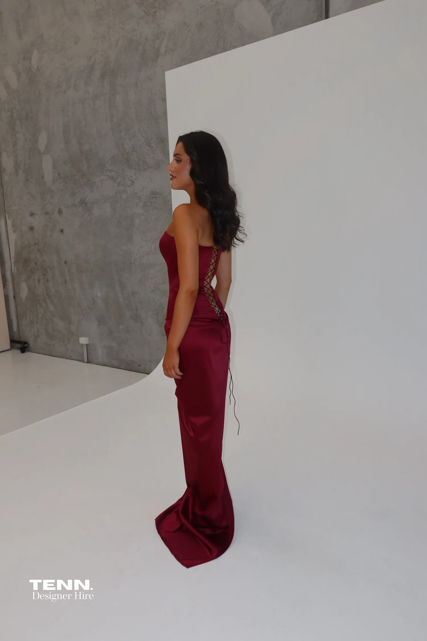 Bianca gown - Wine - Image 6