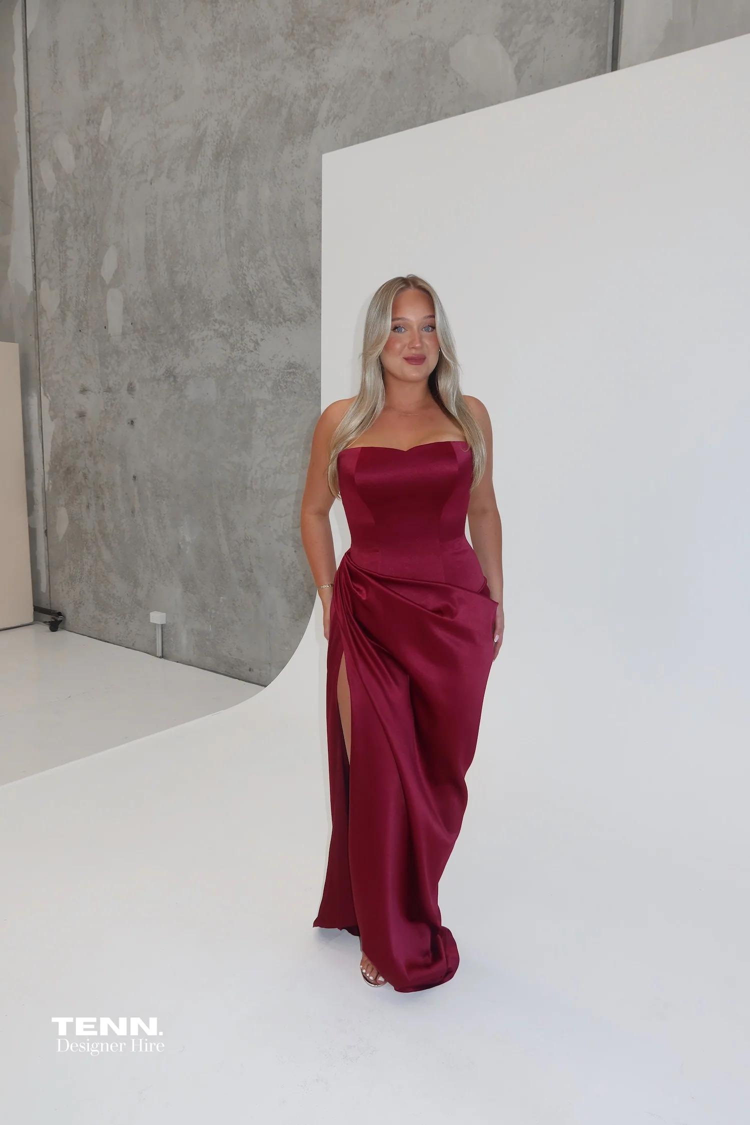 Bianca gown - Wine - Image 7