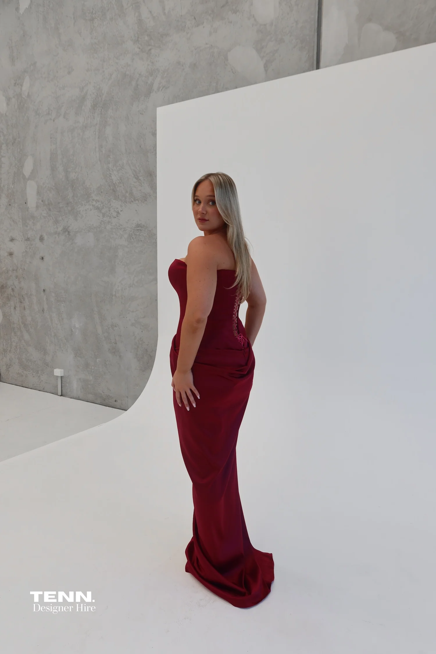 Bianca gown - Wine - Image 8