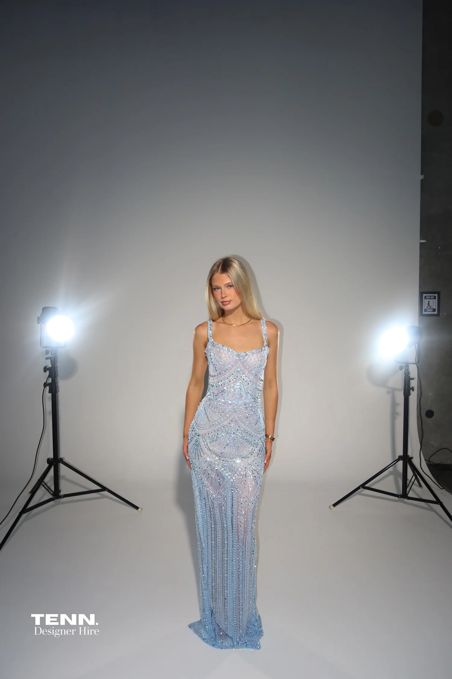 Blush Rose Gown - Aquamarine (TENN Exclusive) - Image 4