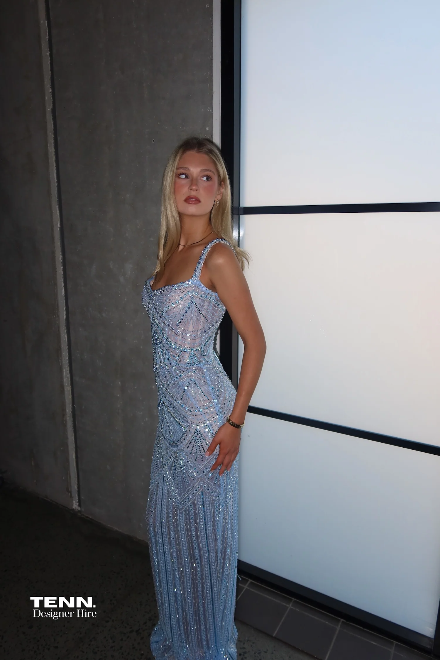 Blush Rose Gown - Aquamarine (TENN Exclusive) - Image 5