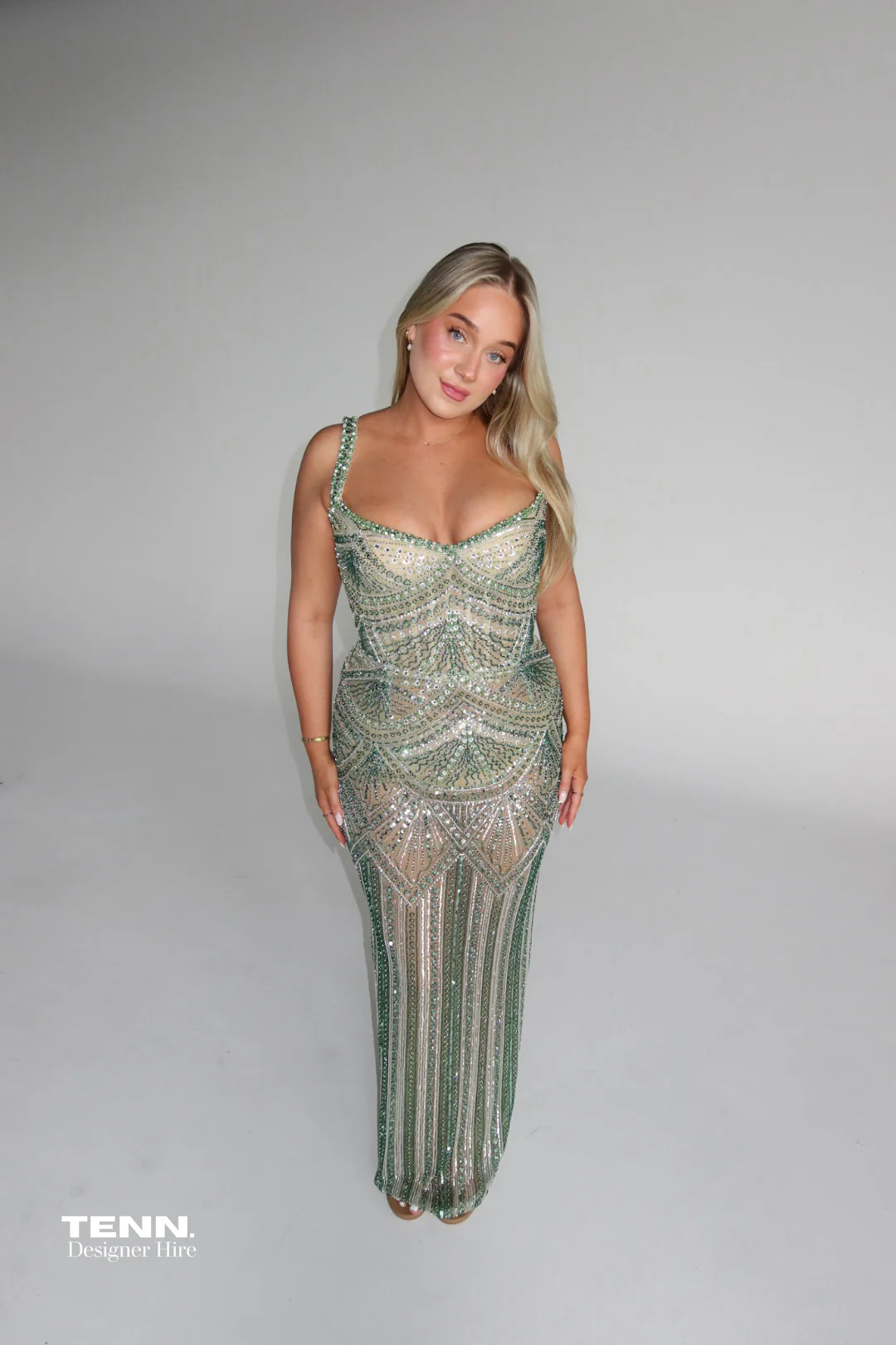 Blush Rose Gown - Emerald (TENN Exclusive)